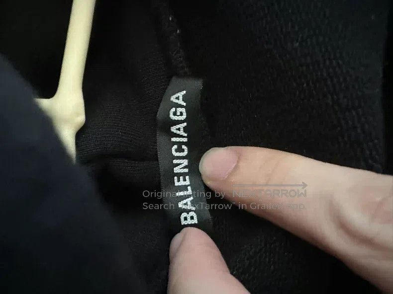 Balenciaga Balenciaga Black Half Zip Hoodie Size US XS / EU 42 / 0 - 1 Thumbnail
