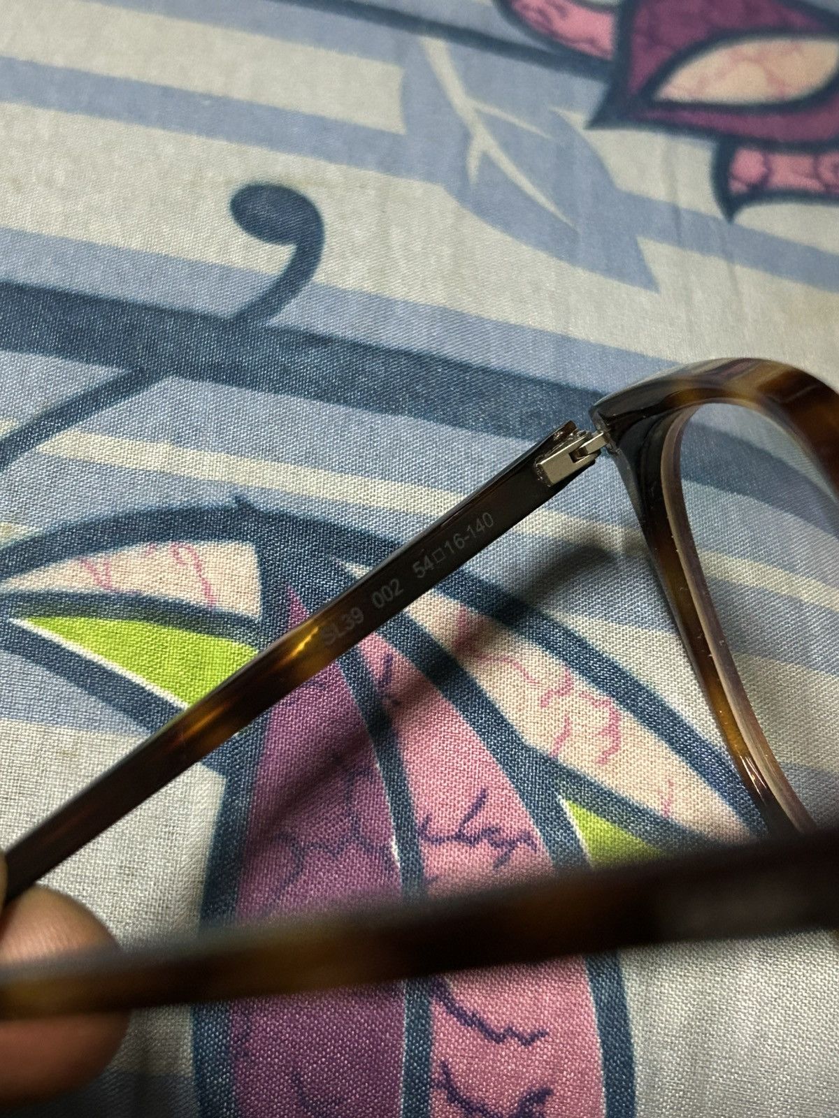 Saint Laurent Paris SL39 Tortoise Shell Optical Frame Size ONE SIZE - 8 Thumbnail