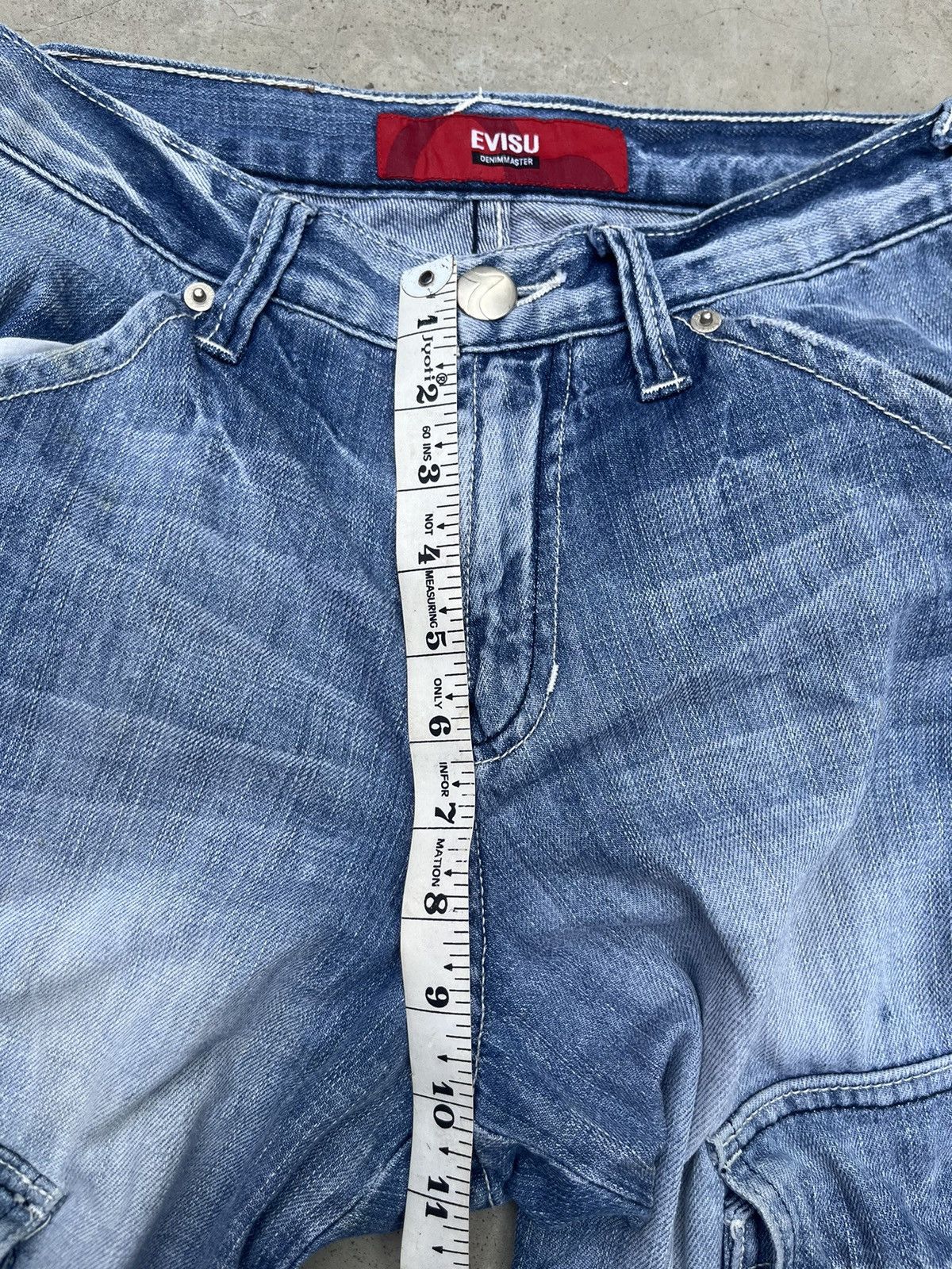 Evisu × JNCO × Japanese Brand EVISU ENGINEER SLEVEDGE JORTS Size US 26 / EU 42 - 13 Thumbnail