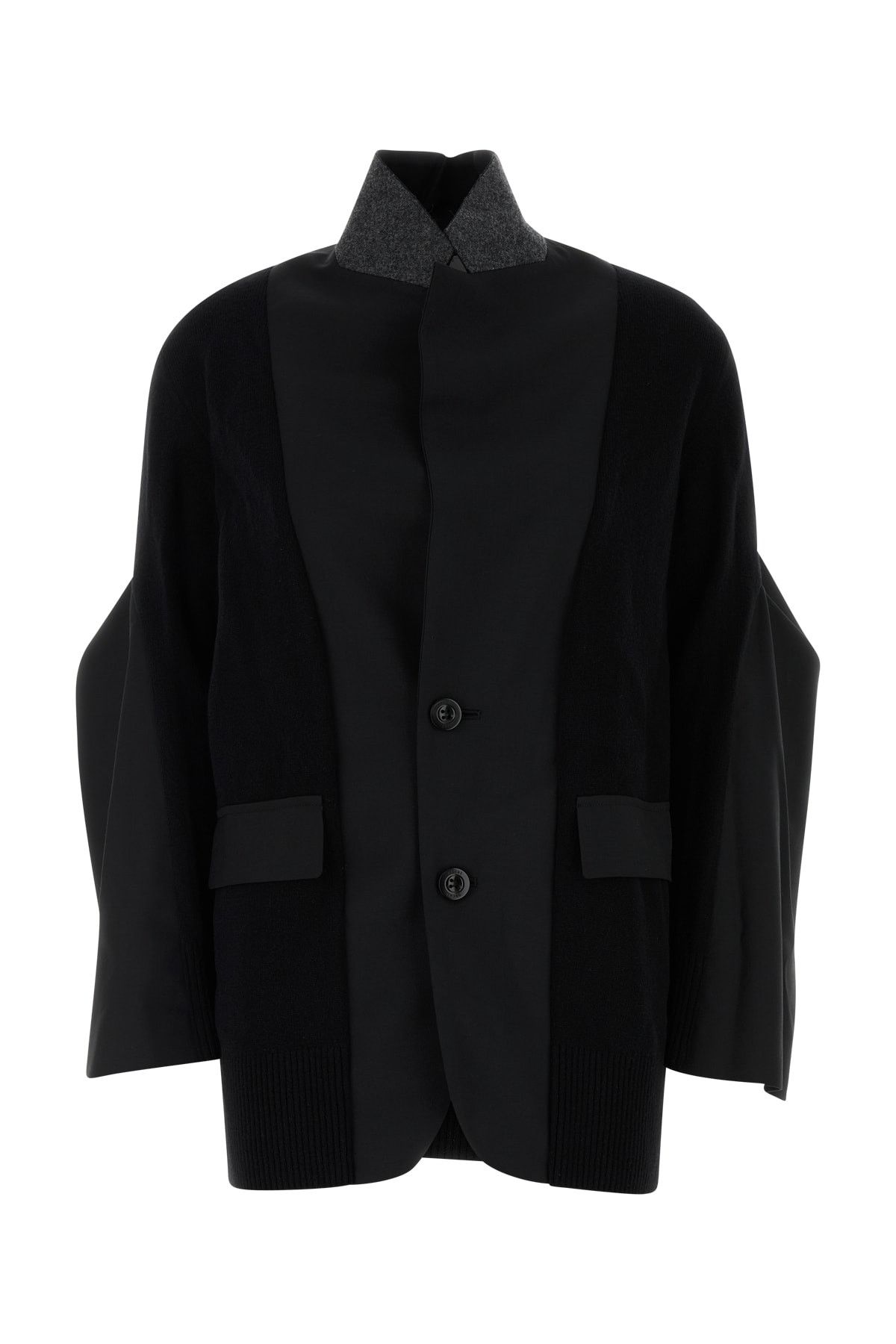 Sacai Suiting X Knit Jacket | Grailed