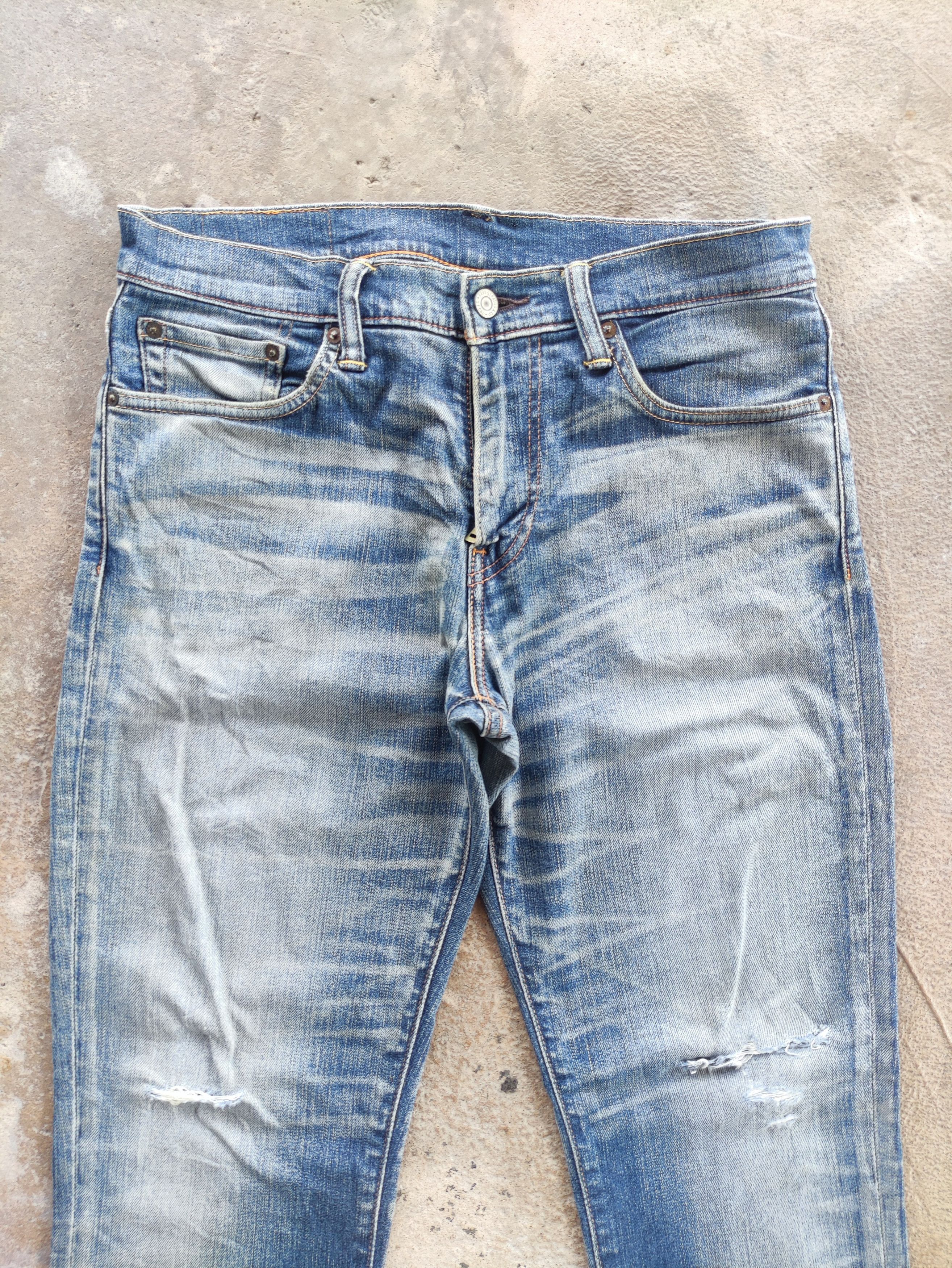 Jean × Levi's Vintage Levi's 511 Distressed Faded Denim Pants Jeans W32 Size US 32 / EU 48 - 3 Thumbnail