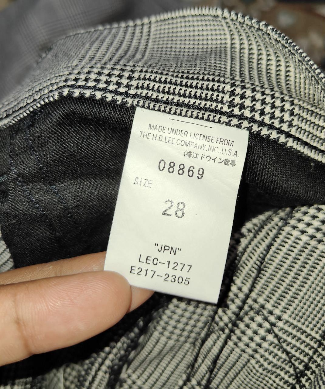 Japanese Brand Lee Checkered Multi pocket Pant Size US 28 / EU 44 - 7 Thumbnail