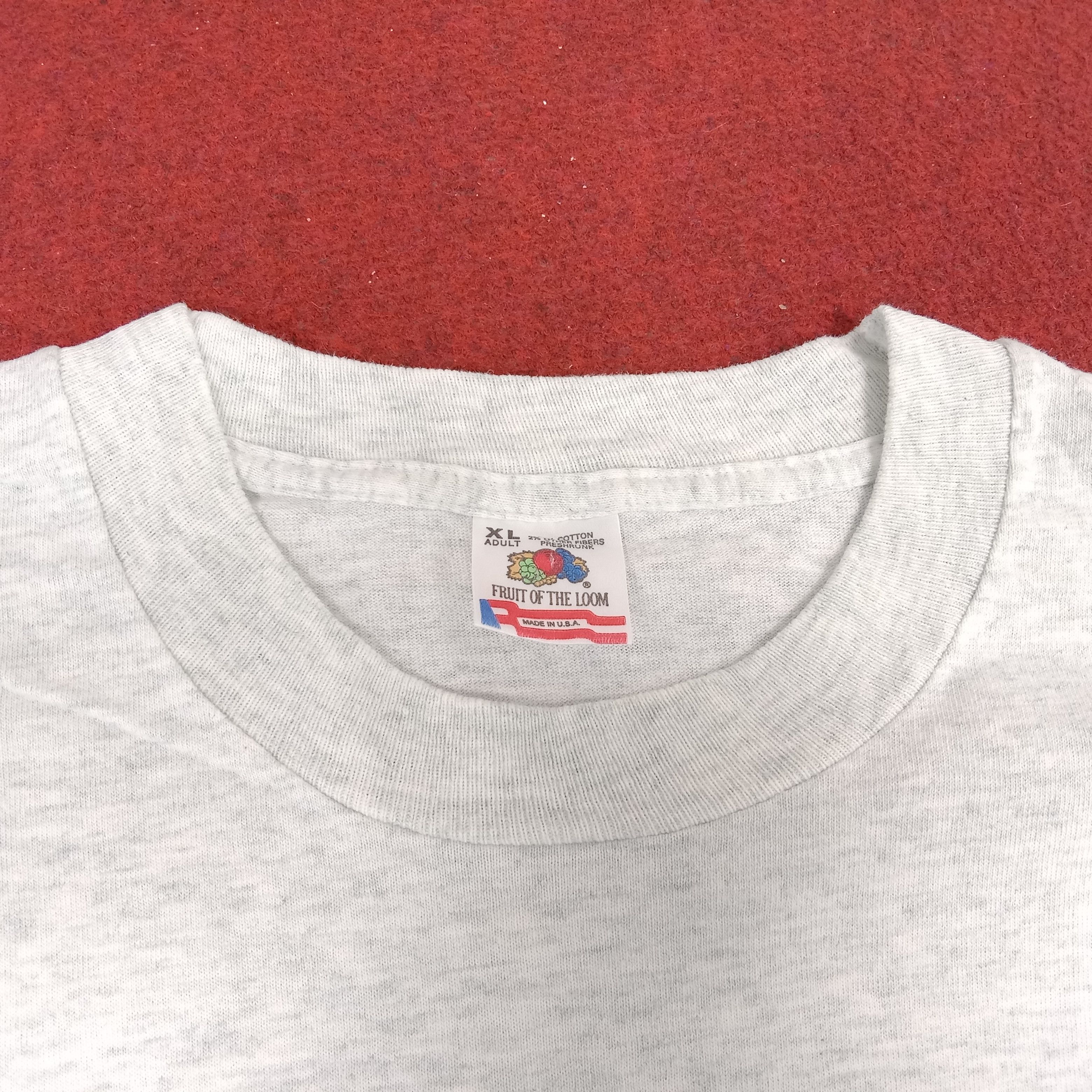 Fruit Of The Loom × MLB × Vintage Red Sox Boston Professional Baseball Team Vintage Tshirt Size US XL / EU 56 / 4 - 5 Thumbnail