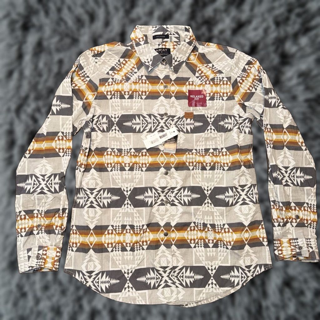 Ariat ARIAT Billie Jean X PENDLETON Long Sleeve Shirt Women’s Small New Size S / US 4 / IT 40 - 1 Thumbnail