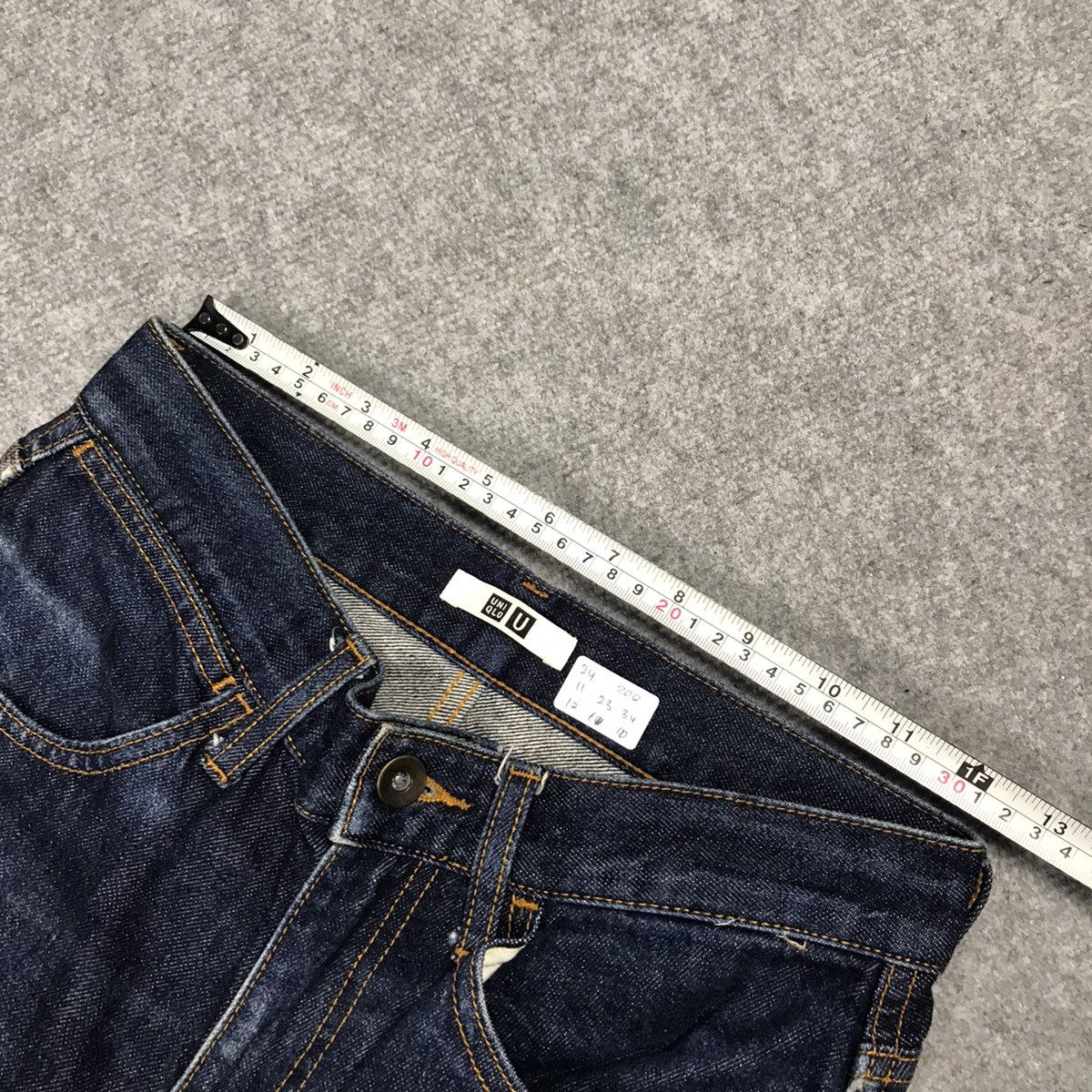 Japanese Brand UNIQLO X U UNDERCAVER BAGGY STYLE DENIM PANTS Size 24" / US 00 / IT 34 - 11 Thumbnail