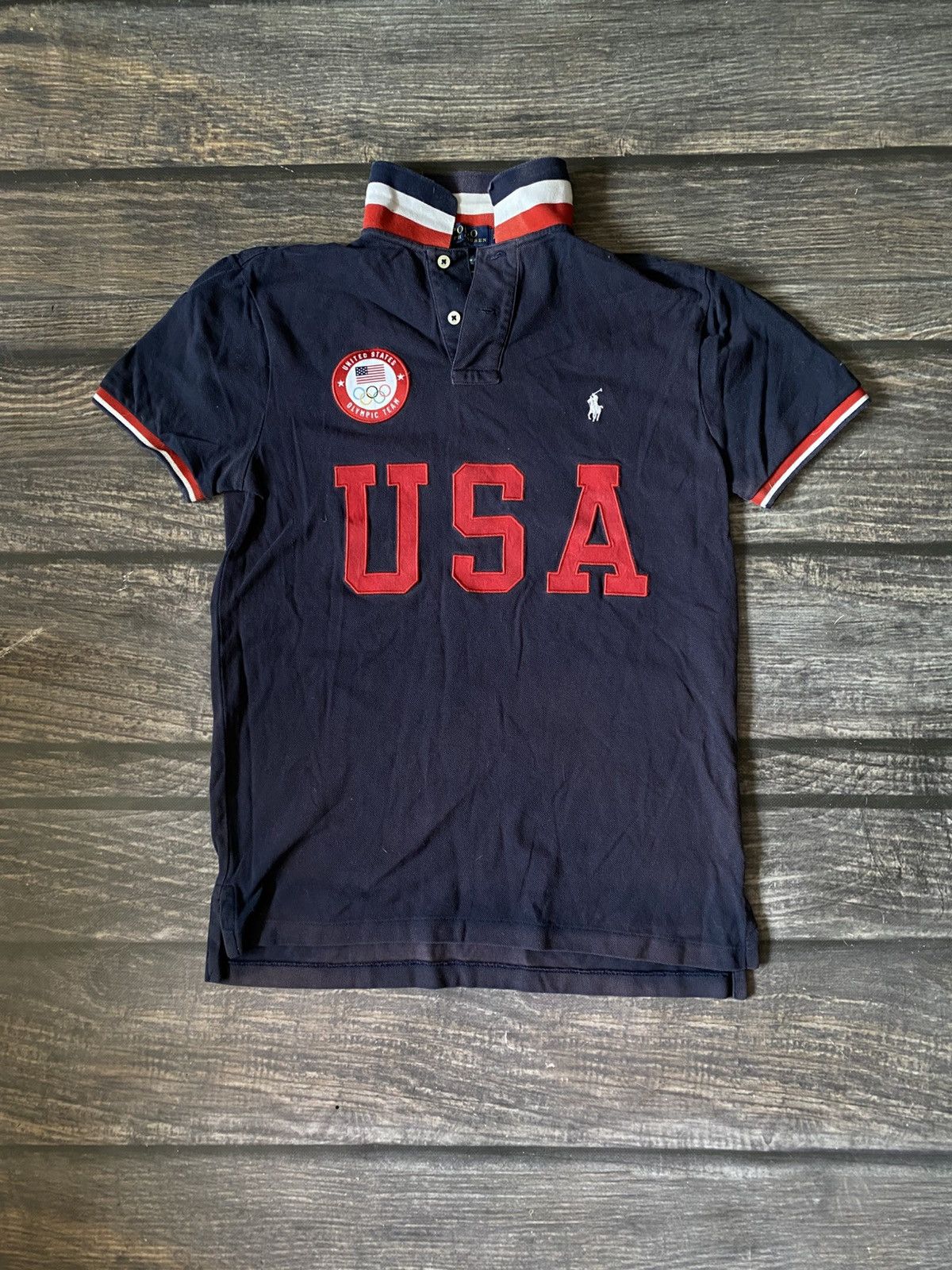 Polo Ralph Lauren Ralph Lauren USA OLYMPIC TEAM Big Logo Polo Size US S / EU 44-46 / 1 - 1 Thumbnail