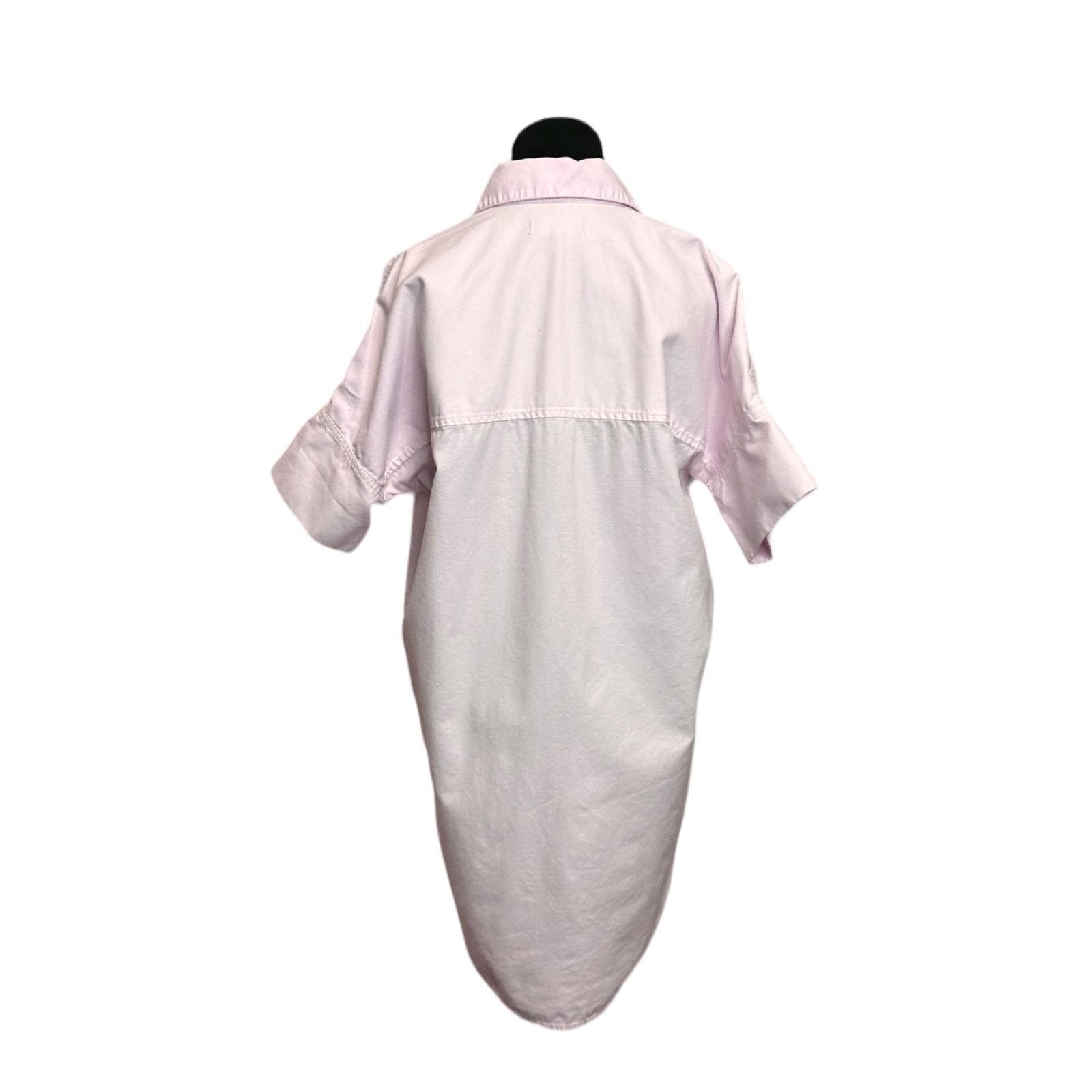 Madewell Madewell pink buttoned shirt mini dress size small Size S / US 4 / IT 40 - 10 Thumbnail