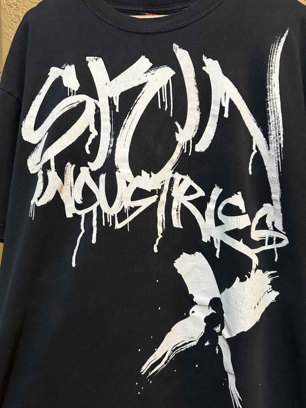 Hook-Ups vintage Skin Industries AOP Graffiti Tee XL skate Size US XL / EU 56 / 4 - 3 Thumbnail