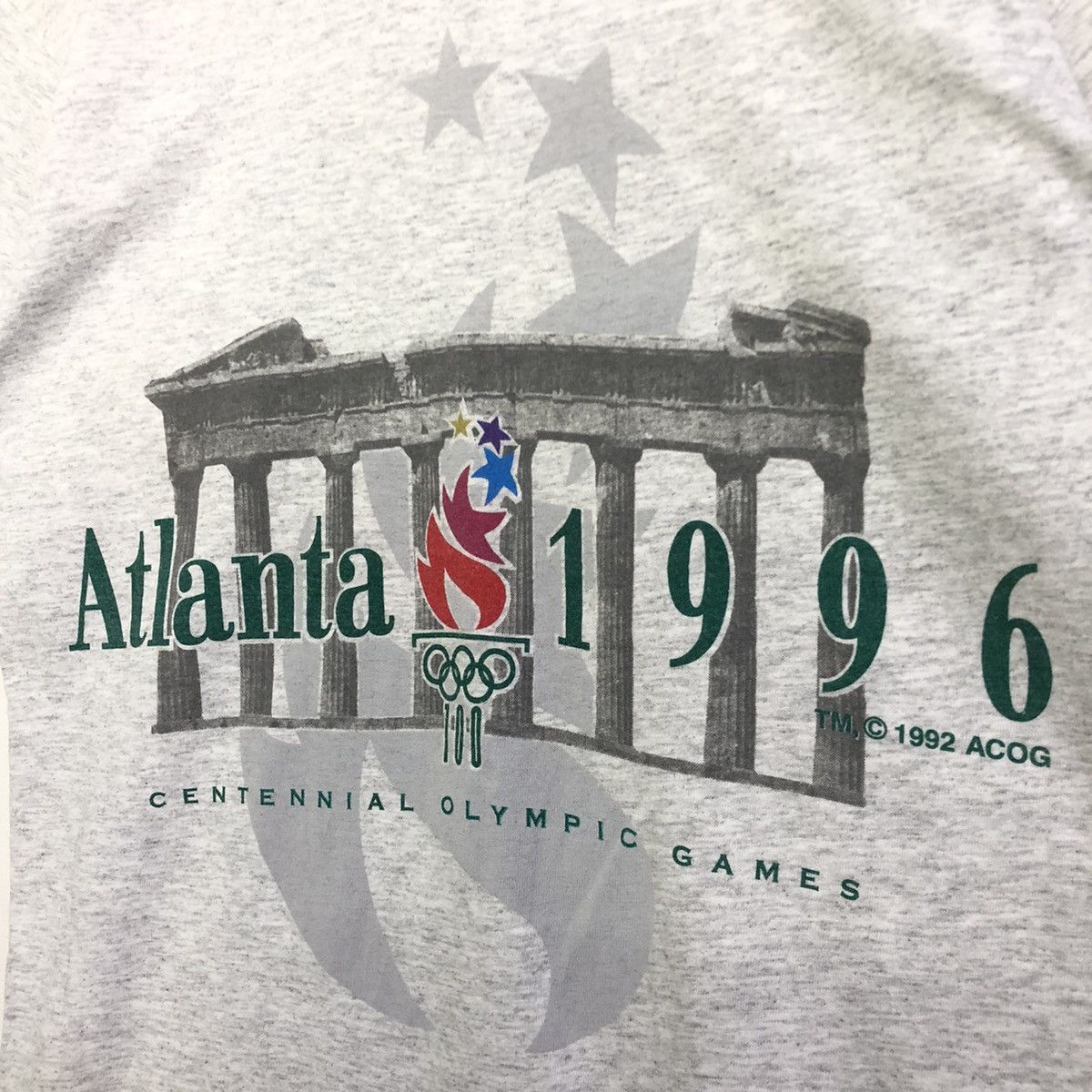 USA Olympics × Vintage Vintage Atlanta 1996 Centennial Olympics Games Hanes Tshirt Size US M / EU 48-50 / 2 - 3 Thumbnail