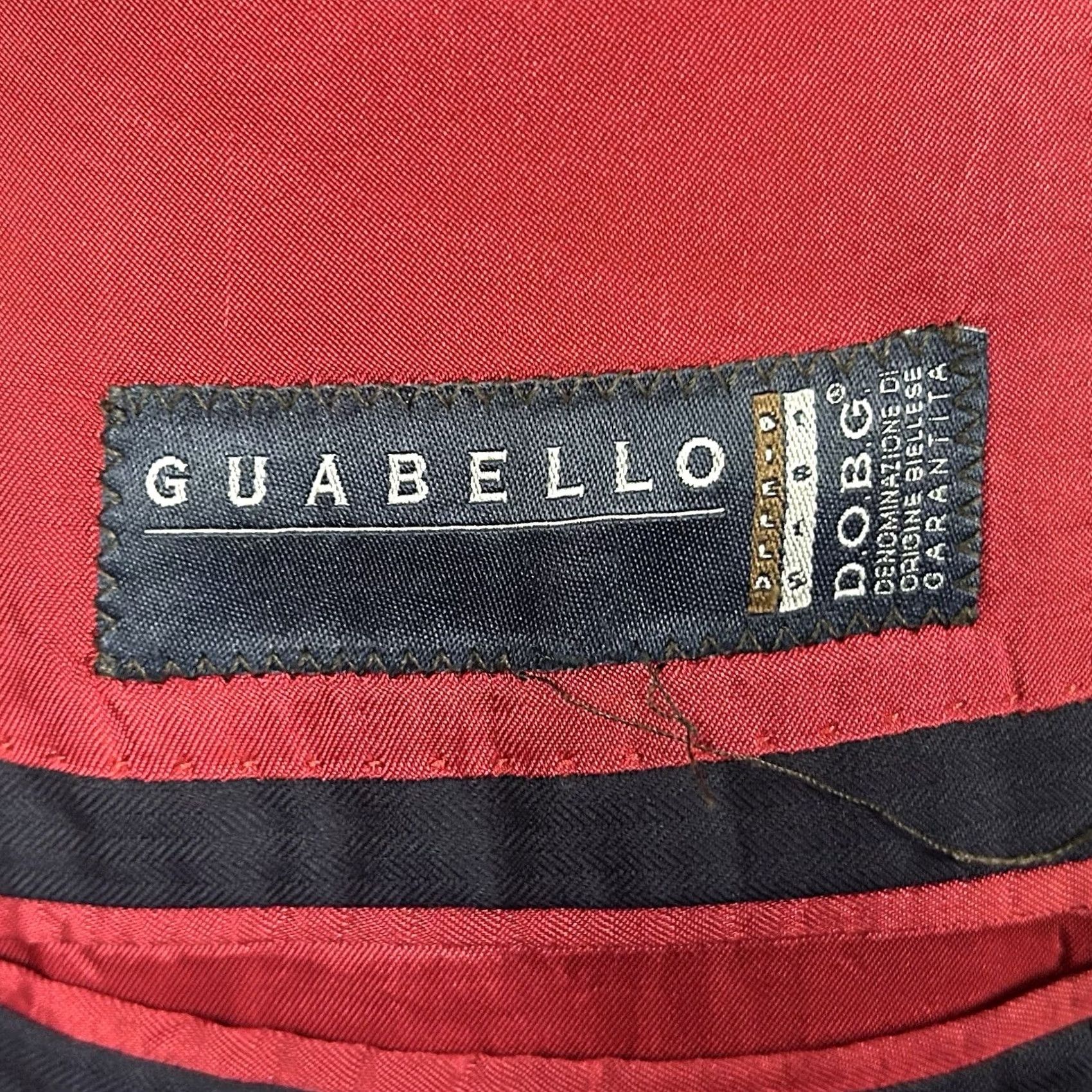 Doublet J. Hilburn Sport Coat 44L Navy Blue Herringbone 100% Wool Two Button Double Vents Long Regular Mens Jacket Size US XS / EU 42 / 0 - 4 Thumbnail