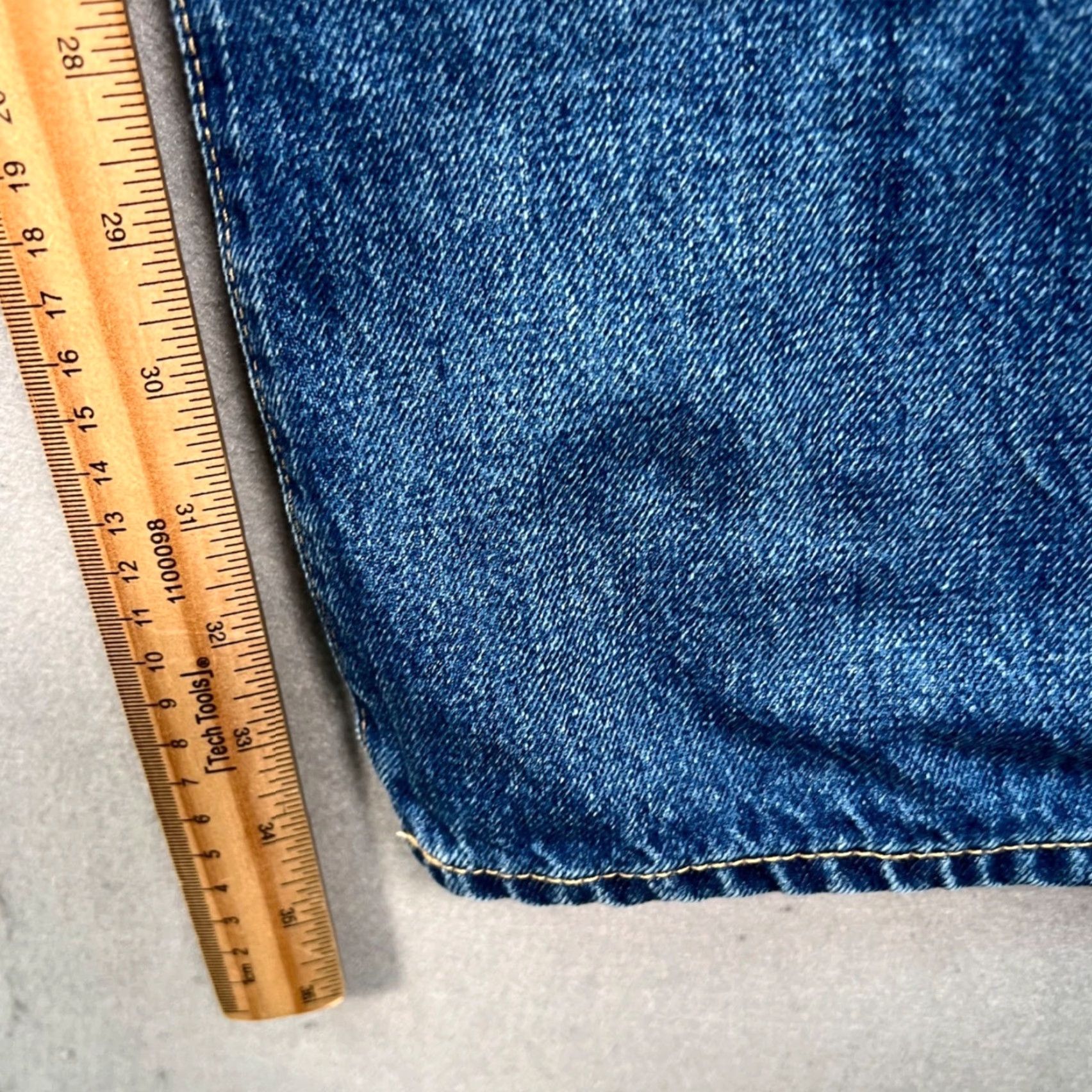 SLVRLAKE SLVRLAKE Womens Denim Jeans High Rise Wide Leg 23 Premium USA Blue Jeans 5-Pocket Size 40" / US 18 - 7 Thumbnail