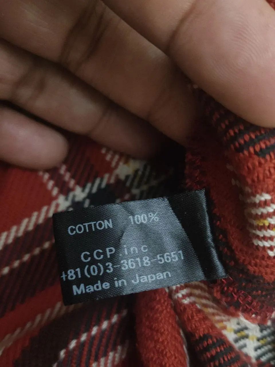Flannel CCP Japanese Pattern Flannel Size US S / EU 44-46 / 1 - 6 Thumbnail