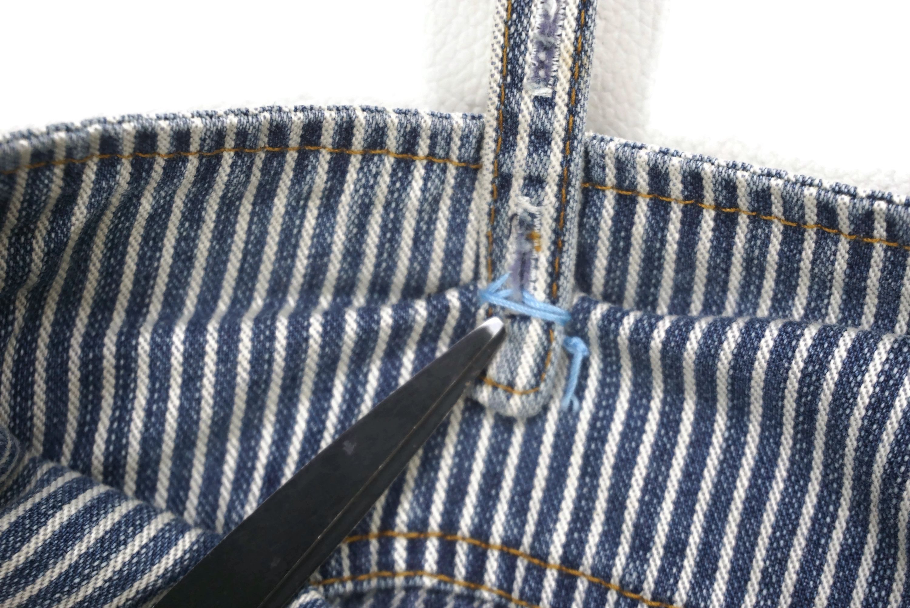 Japanese Brand X-girl Jeans Size W34xL30.5 Hickory Overalls Workwear Size 26" / US 2 / IT 38 - 14 Thumbnail