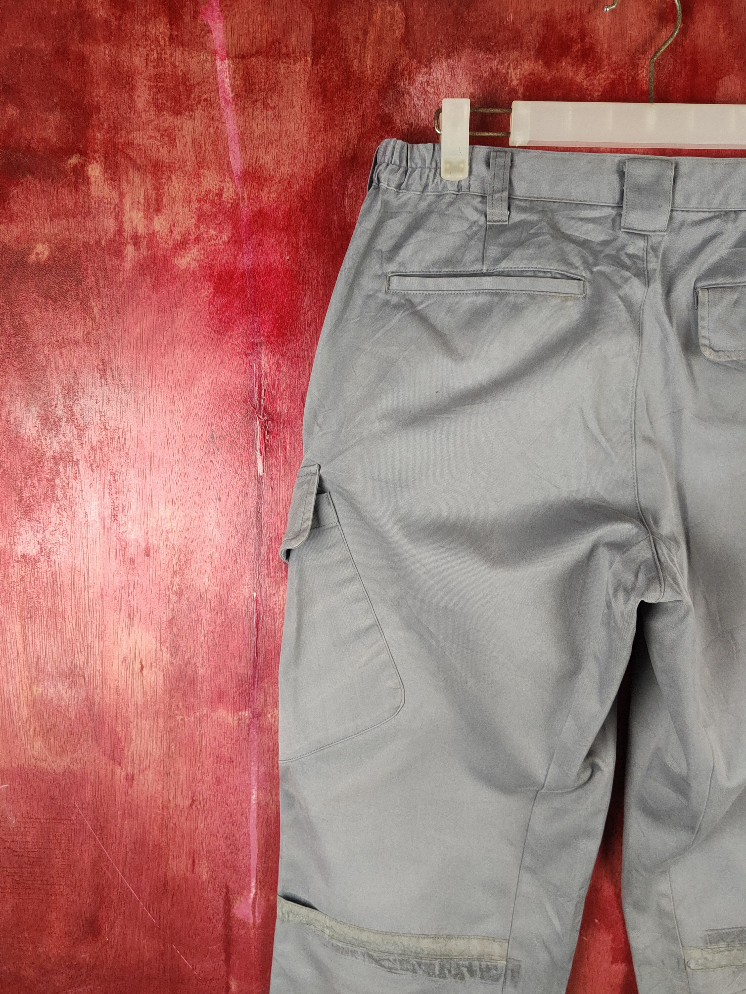 Japanese Brand Konoike Group Gray Multipocket Tactical Cargo Pants #S2325 Size US 30 / EU 46 - 10 Thumbnail