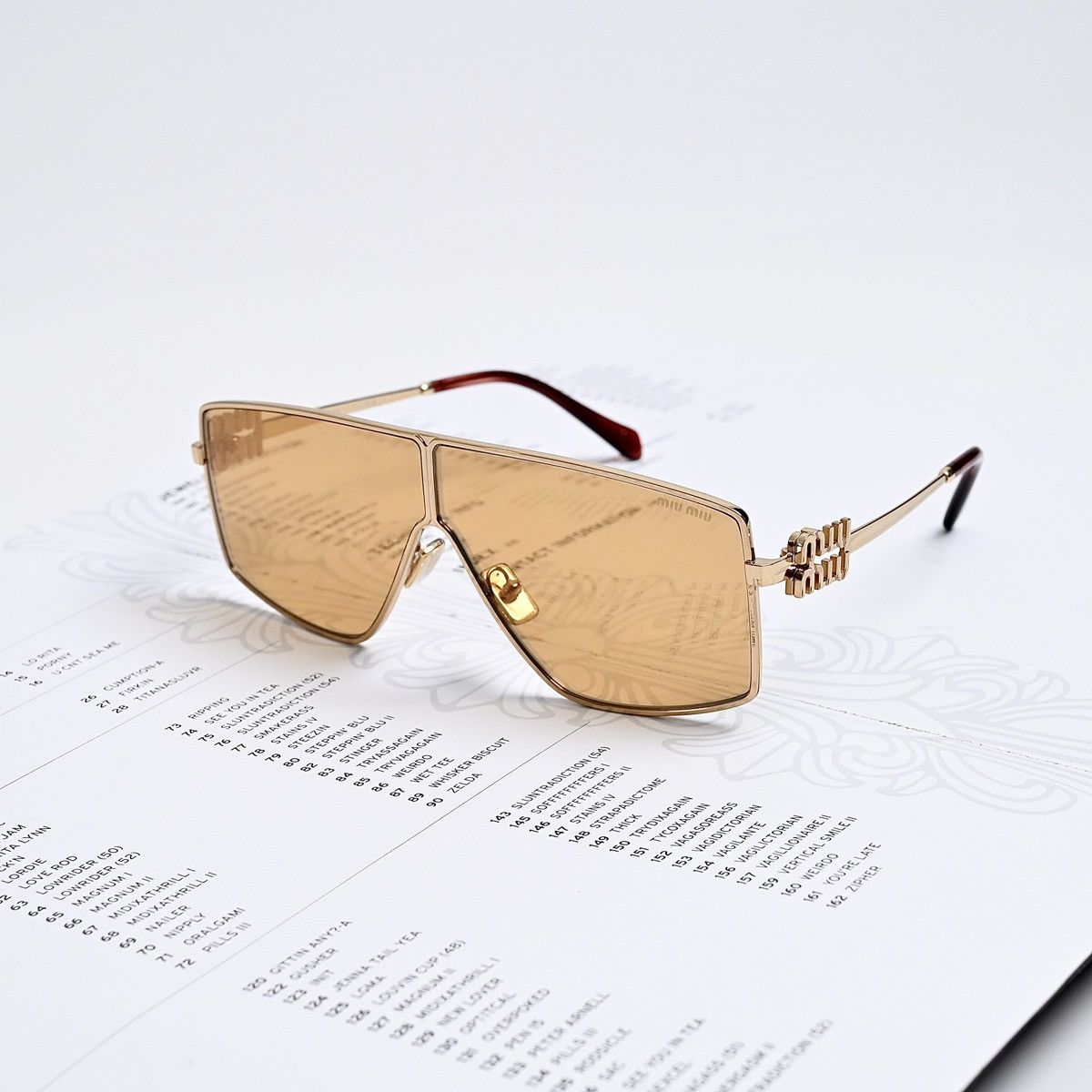 Miu Miu MIU MIU 0MU 51ZS SUNGLASSES Size ONE SIZE - 1 Thumbnail