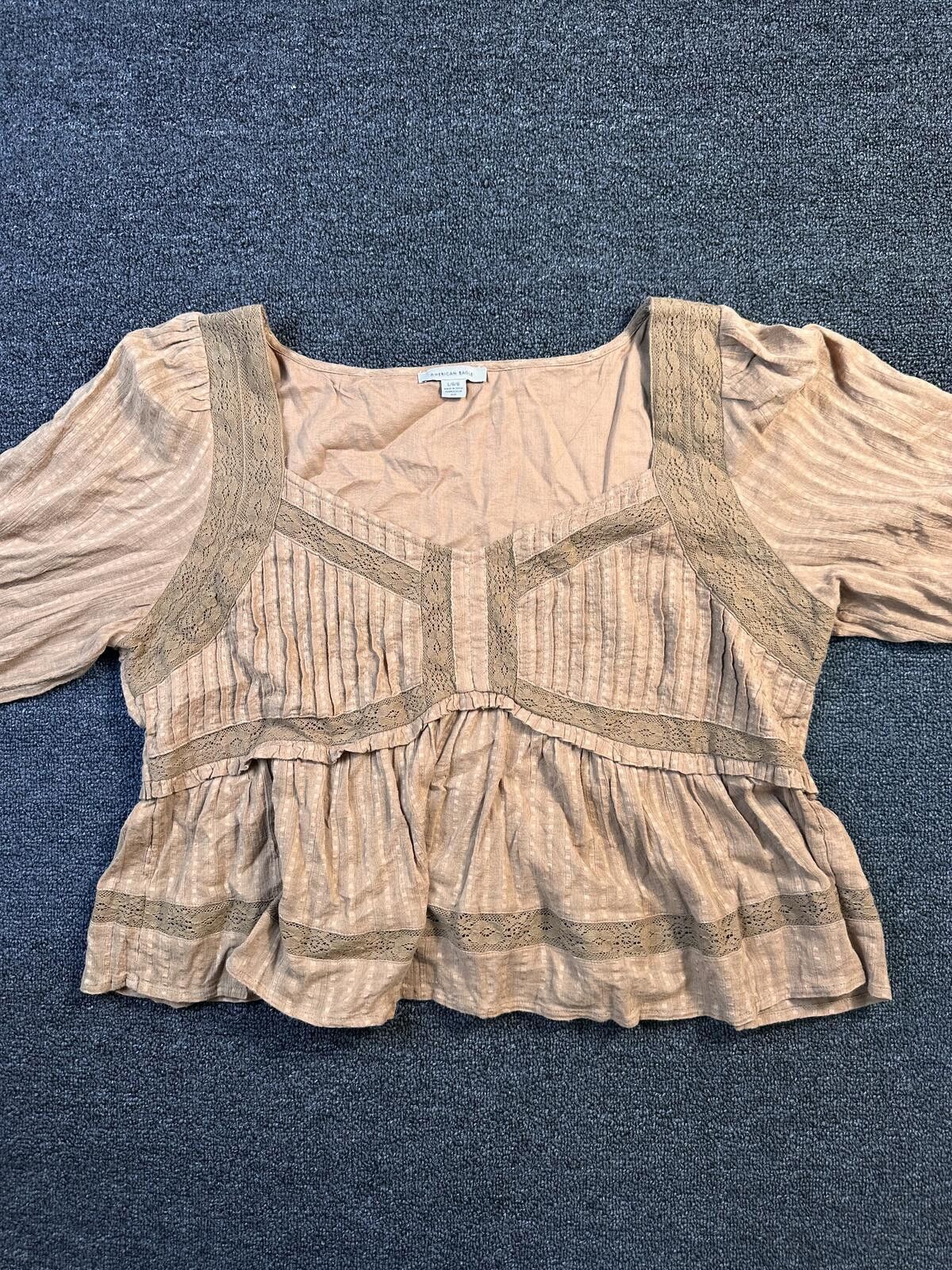 American Eagle Outfitters American Eagle Women's Long Sleeve Top Size Large Size L / US 10 / IT 46 - 2 Thumbnail