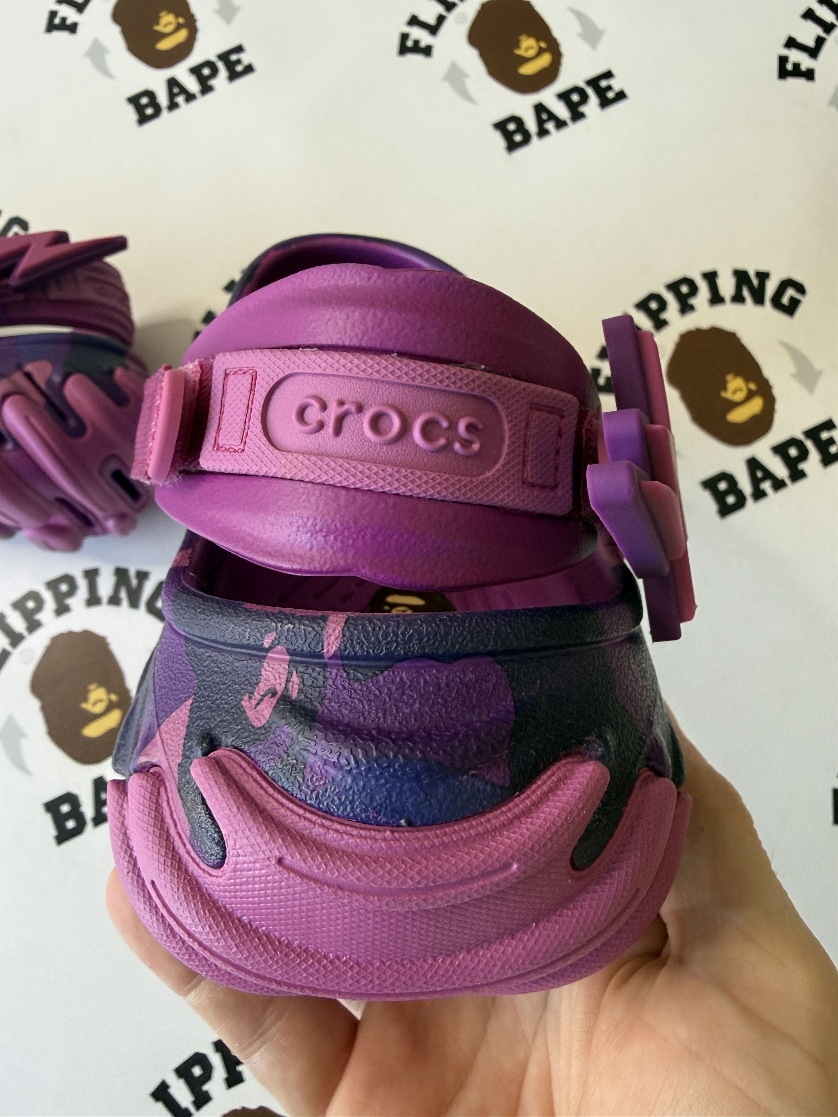 Bape × Crocs BAPE X CROCS ECHO PURPLE Size US 10 / EU 43 - 10 Thumbnail