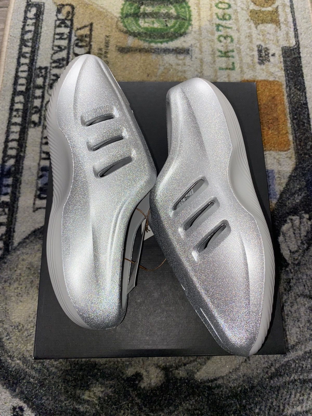 Adidas Adidas AdiFOM IIInfinity Mule Metallic Silver Size US 6 / IT 36 - 2 Thumbnail