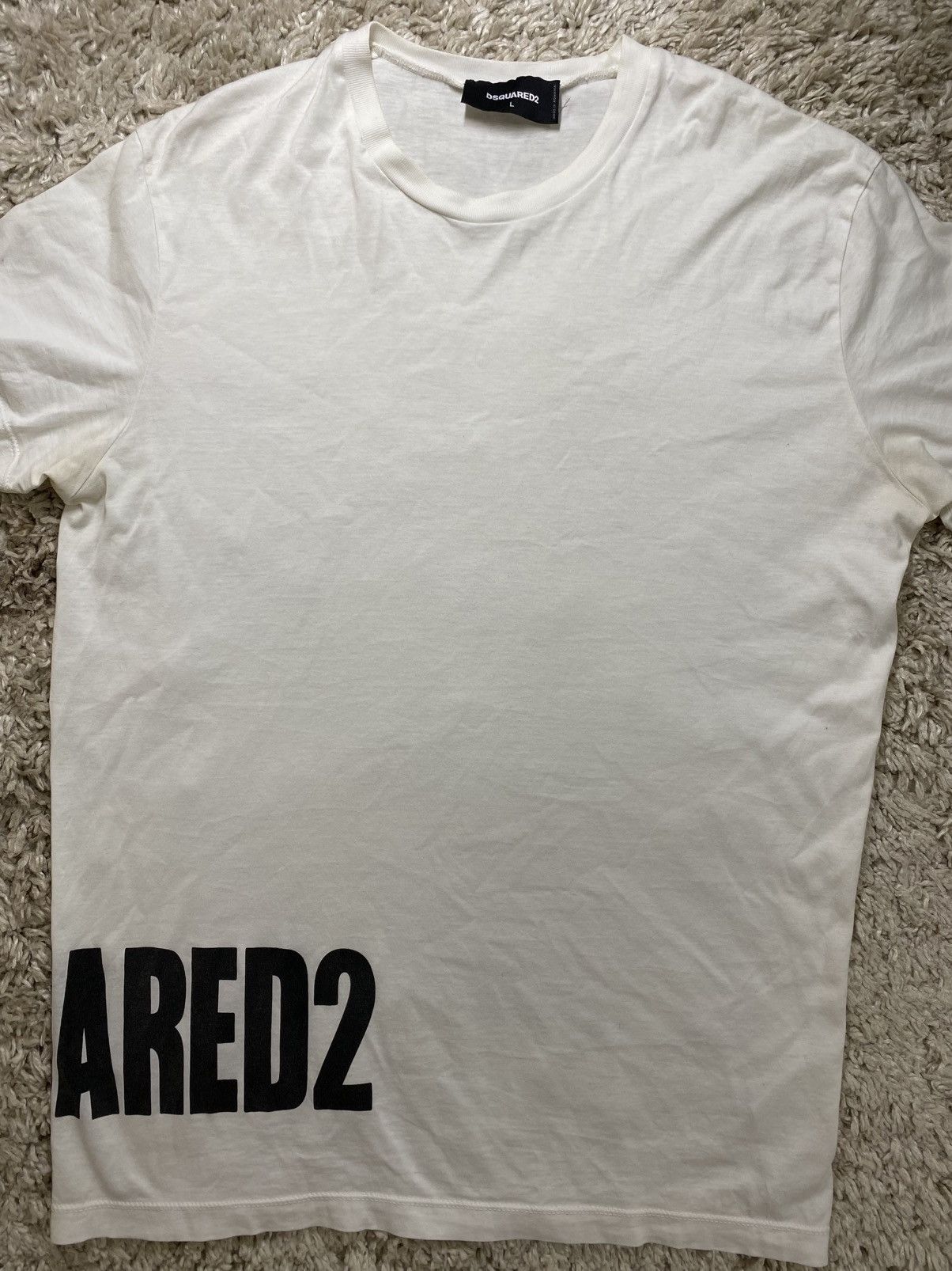 Dsquared2 White Dsquared T-shirt Size US L / EU 52-54 / 3 - 1 Thumbnail