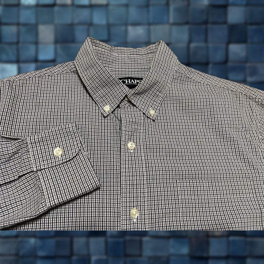 Chaps Ralph Lauren Chaps Mens Large Shirt Multicolor Plaid Long Sleeve Button-Down Size US L / EU 52-54 / 3 - 1 Thumbnail