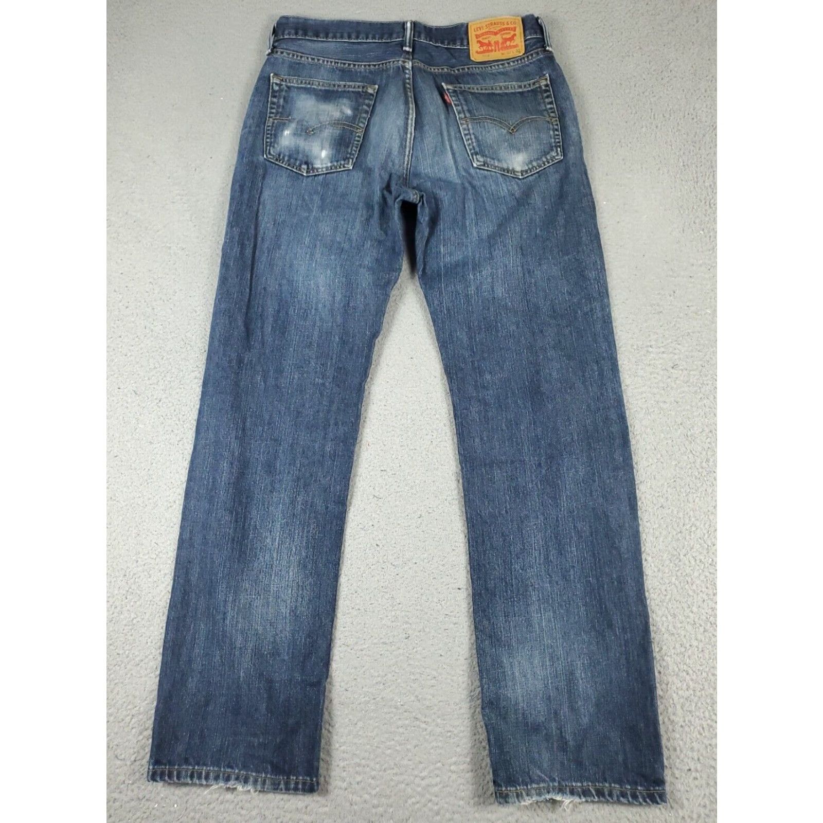 Levi's Levis Mens 514 Blue Straight Leg Denim Jeans 32x32 Size Extra Large XL Casual Size US 32 / EU 48 - 6 Thumbnail