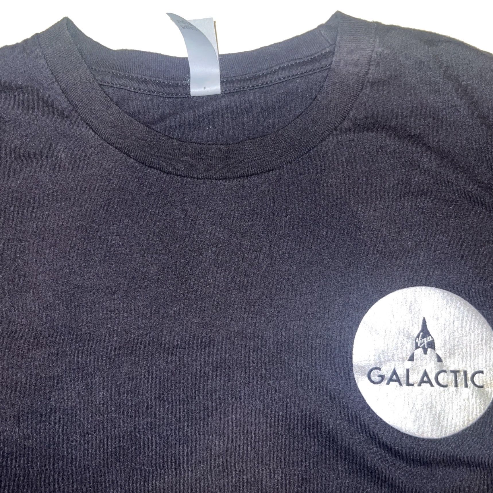 Next Level VIRGIN GALACTIC 6 Logo Shirt M Black Space Richard Branson Official Next Level Limited Edition Short Sleeve Mens Graphic Print T-Shirt Size US M / EU 48-50 / 2 - 4 Thumbnail
