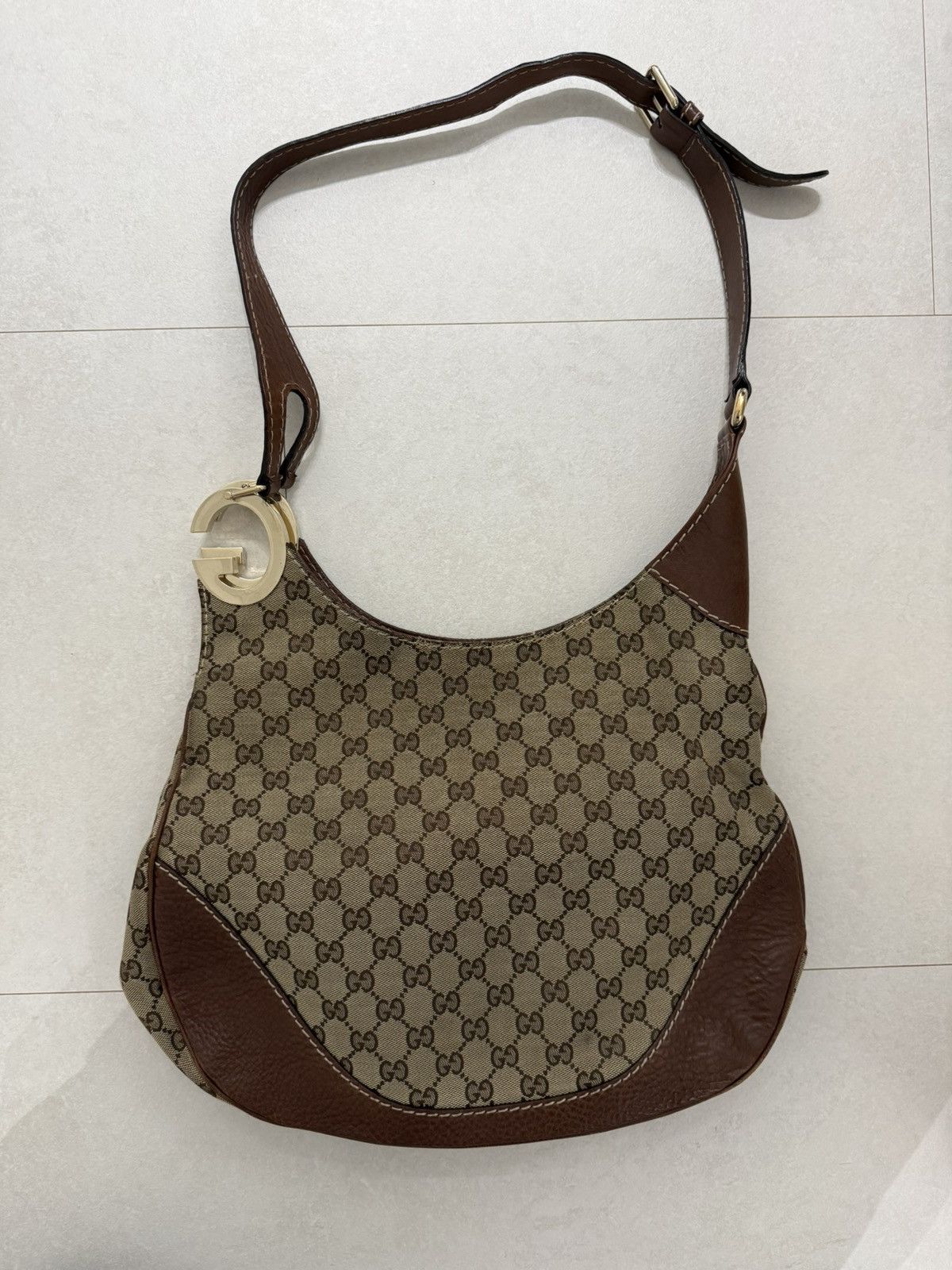 Gucci Gucci GG Canvas Charlotte Medium Shoulder Bags Size ONE SIZE - 4 Thumbnail