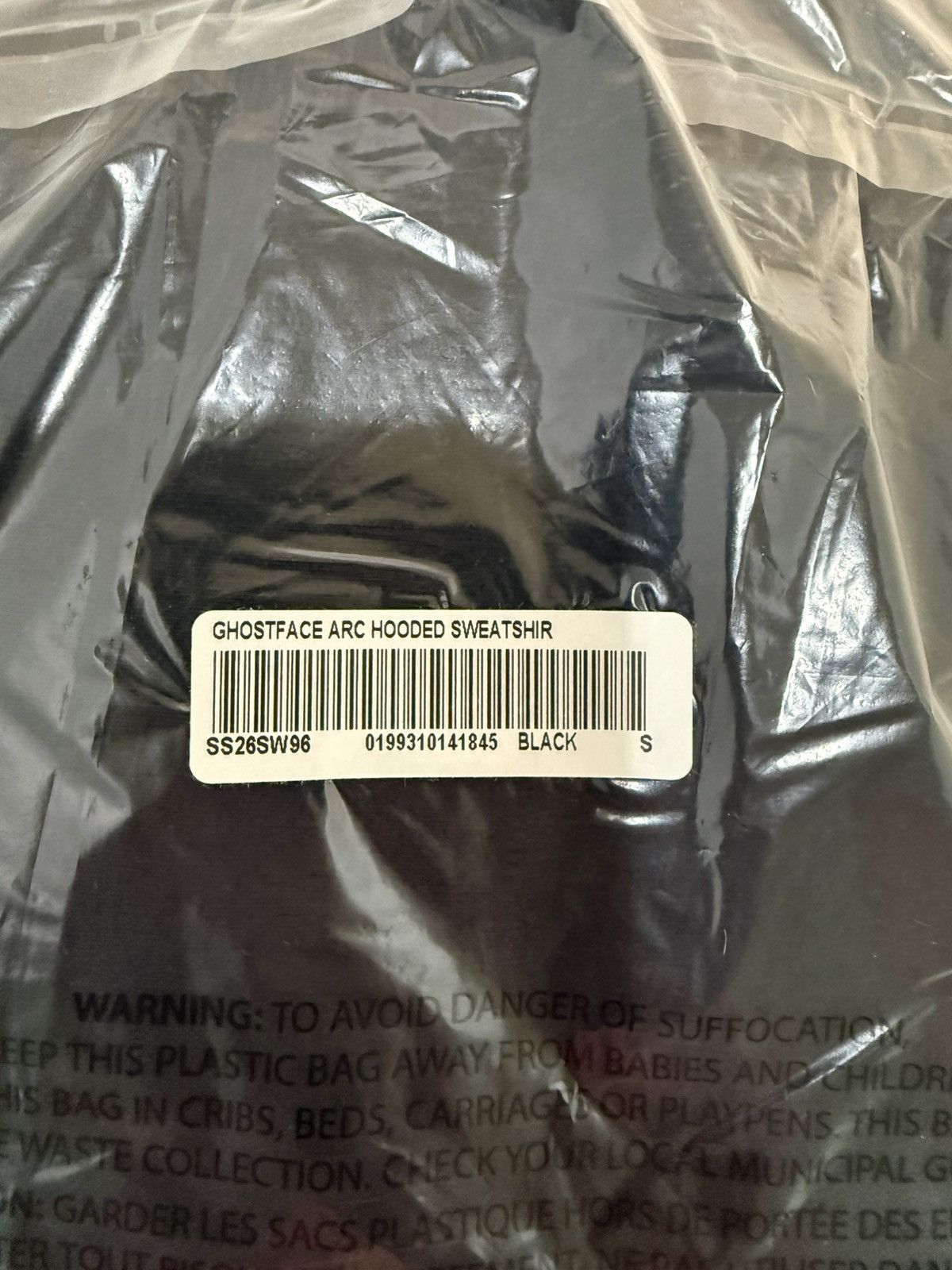 Supreme Supreme Ghostface Arc Hooded Sweatshirt Black Size S Scream Size US S / EU 44-46 / 1 - 3 Thumbnail