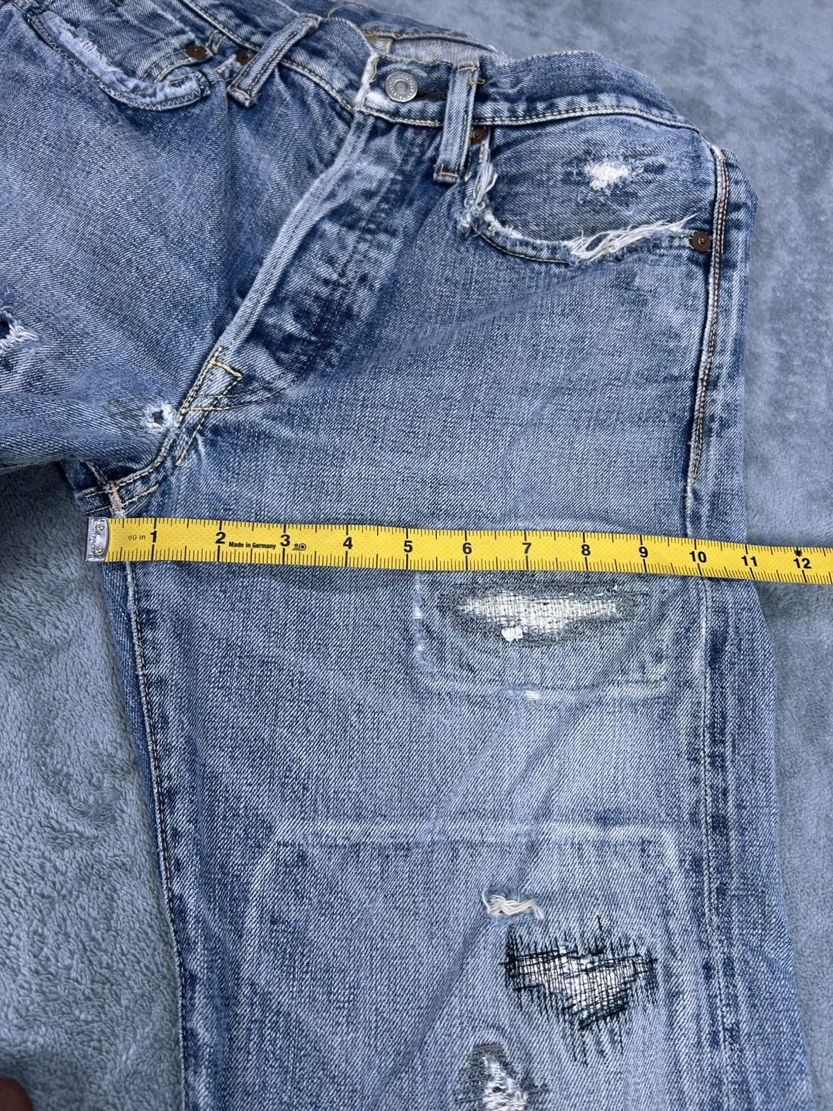 Kapital Kapital Boro Distressed Patchwork Denim Jeans Size US 30 / EU 46 - 20 Thumbnail