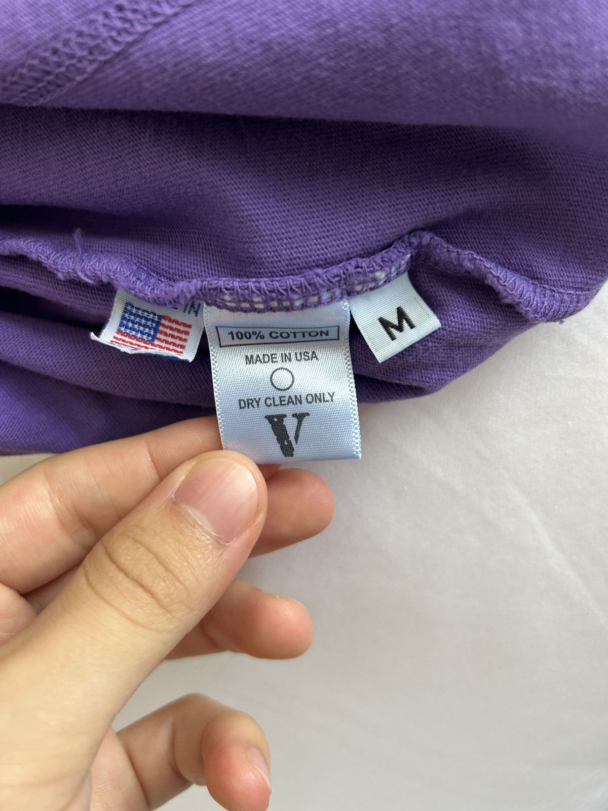 Vlone Size Medium - VLONE Friends Tee Shirt Purple Black Size US M / EU 48-50 / 2 - 6 Thumbnail