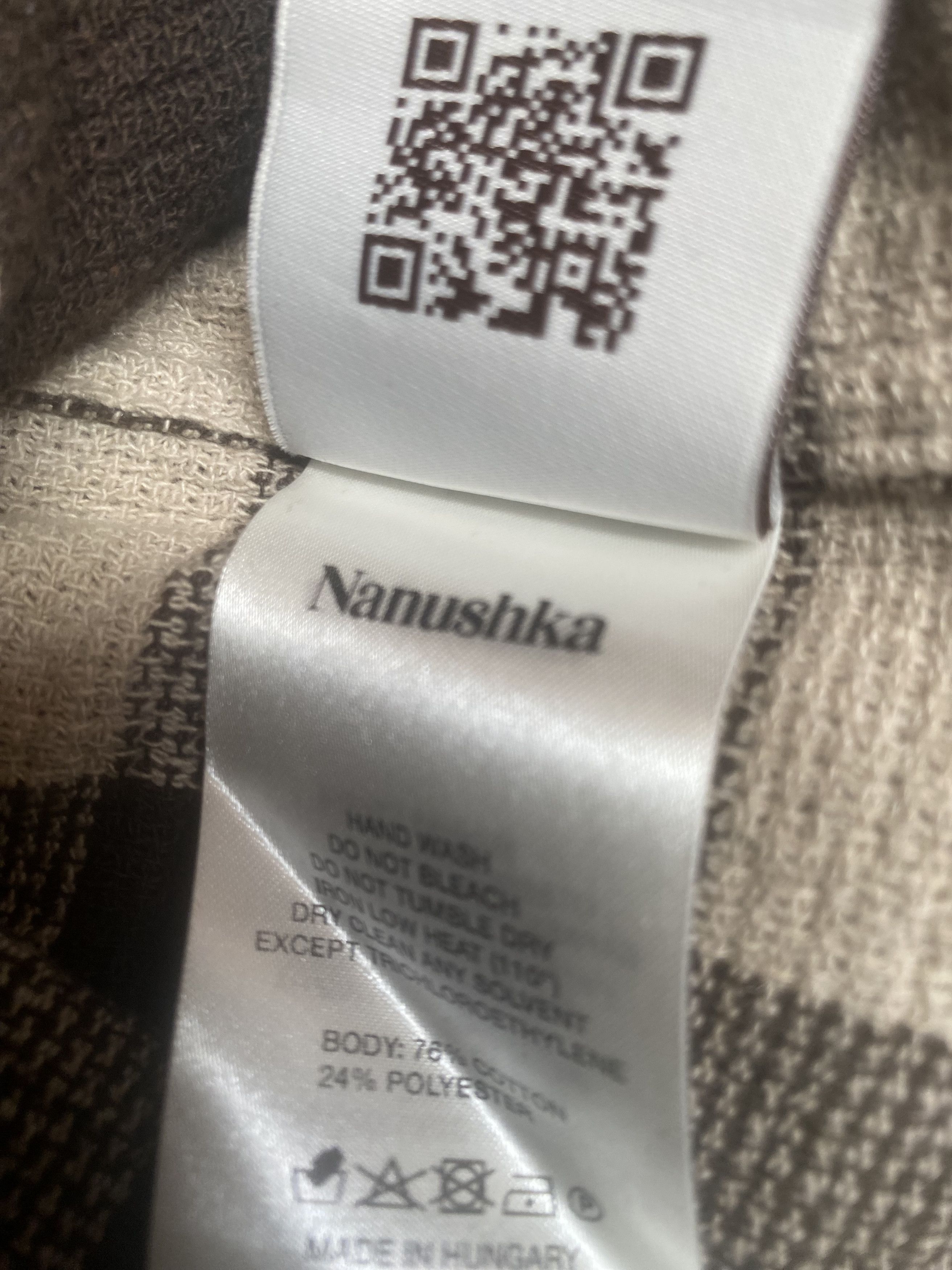 Nanushka NANUSHKA Havana Shirt Gingham Size US S / EU 44-46 / 1 - 8 Thumbnail