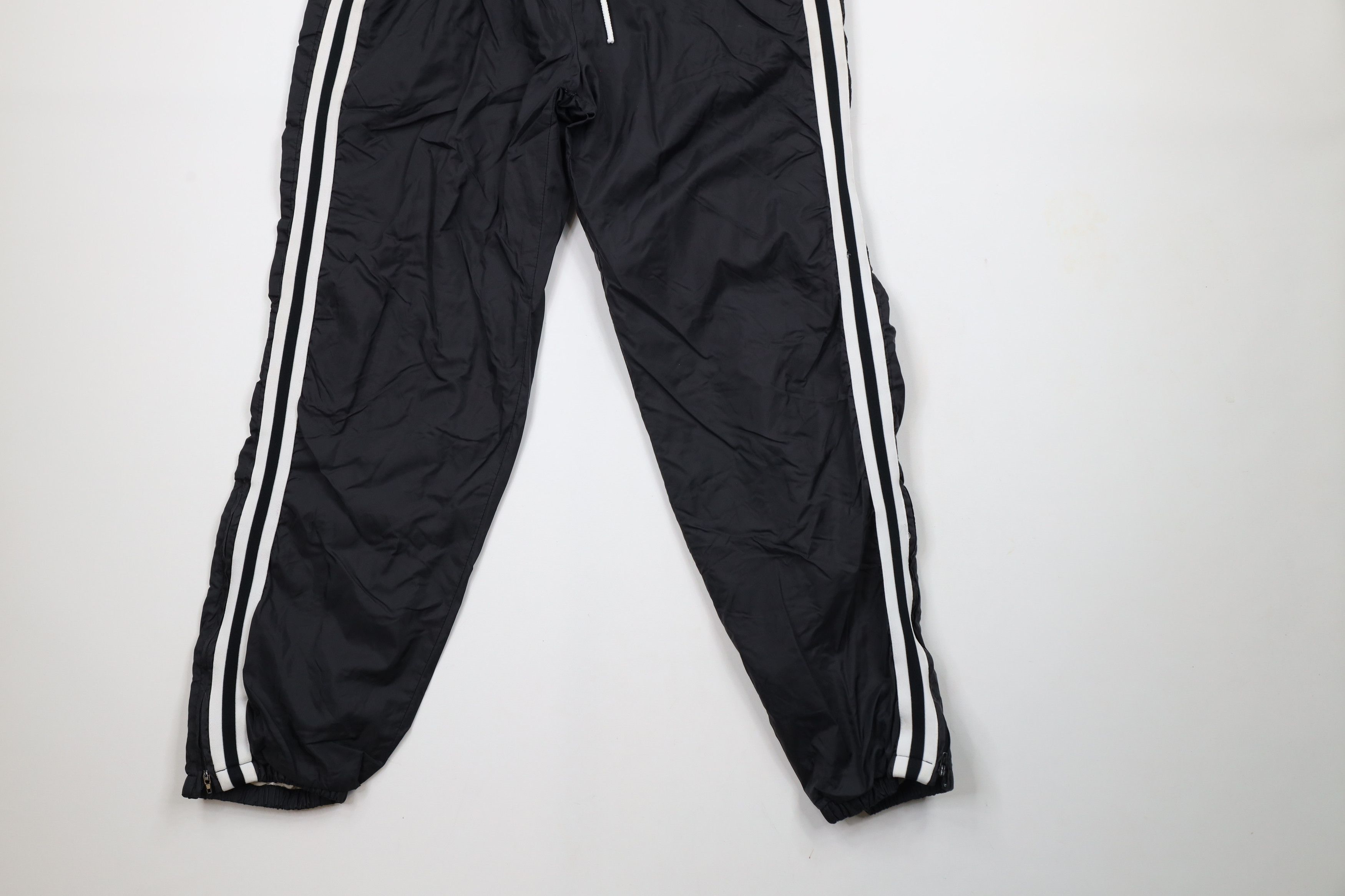 Vintage Vintage 90s Streetwear Striped Lined Joggers Pants Black Size US 34 / EU 50 - 4 Thumbnail