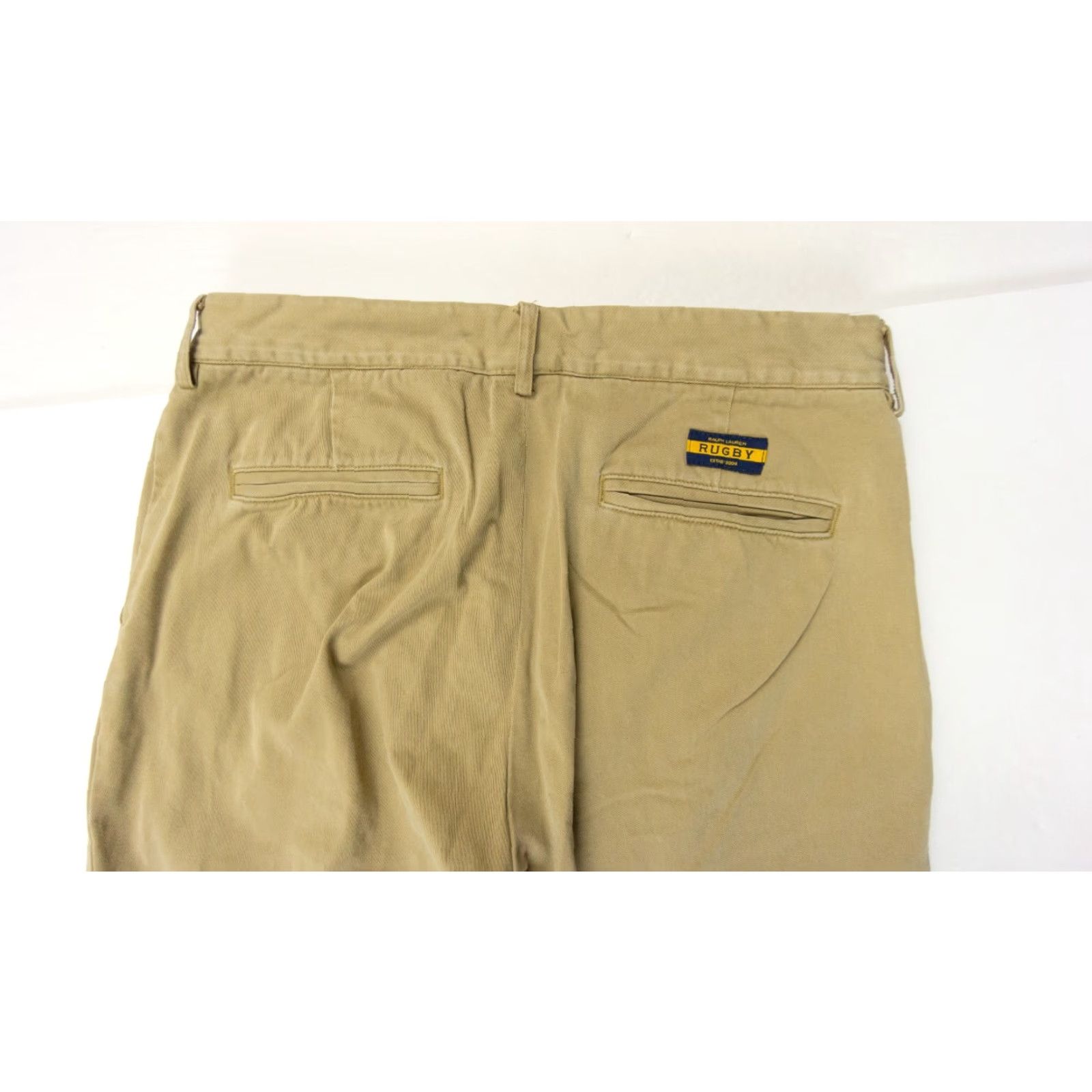 Ralph Lauren Vintage Ralph Lauren Rugby Pants Men 27 Khaki Straight Leg Casual Preppy Brown Cotton Size US 27 - 6 Thumbnail