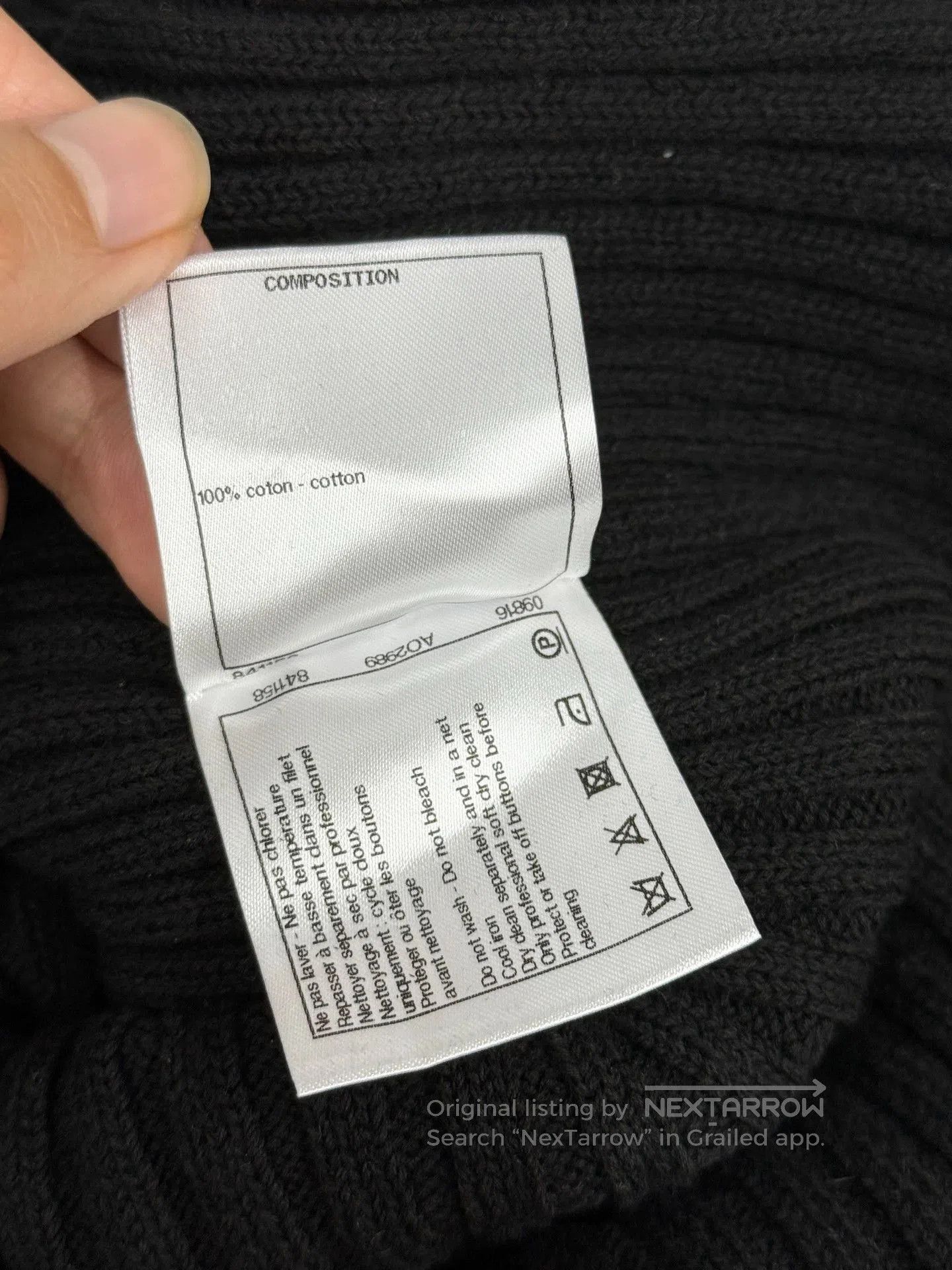 Chanel Chanel Black Gold Button Knit Cardigan. Size US M / EU 48-50 / 2 - 5 Thumbnail