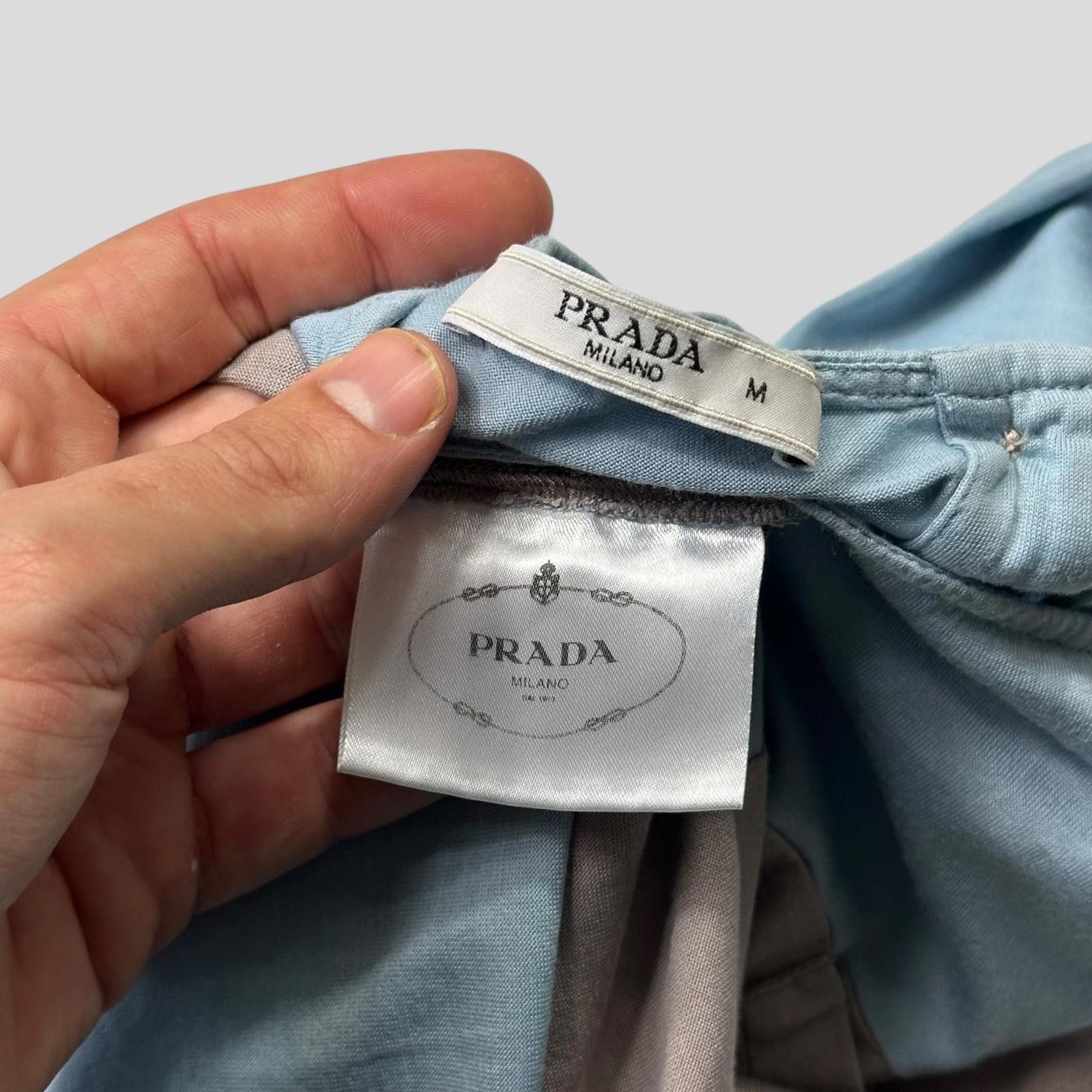 Prada Prada 2015 Two-tone Buttoned Dixie Blouse Top - M Size M / US 6-8 / IT 42-44 - 5 Thumbnail