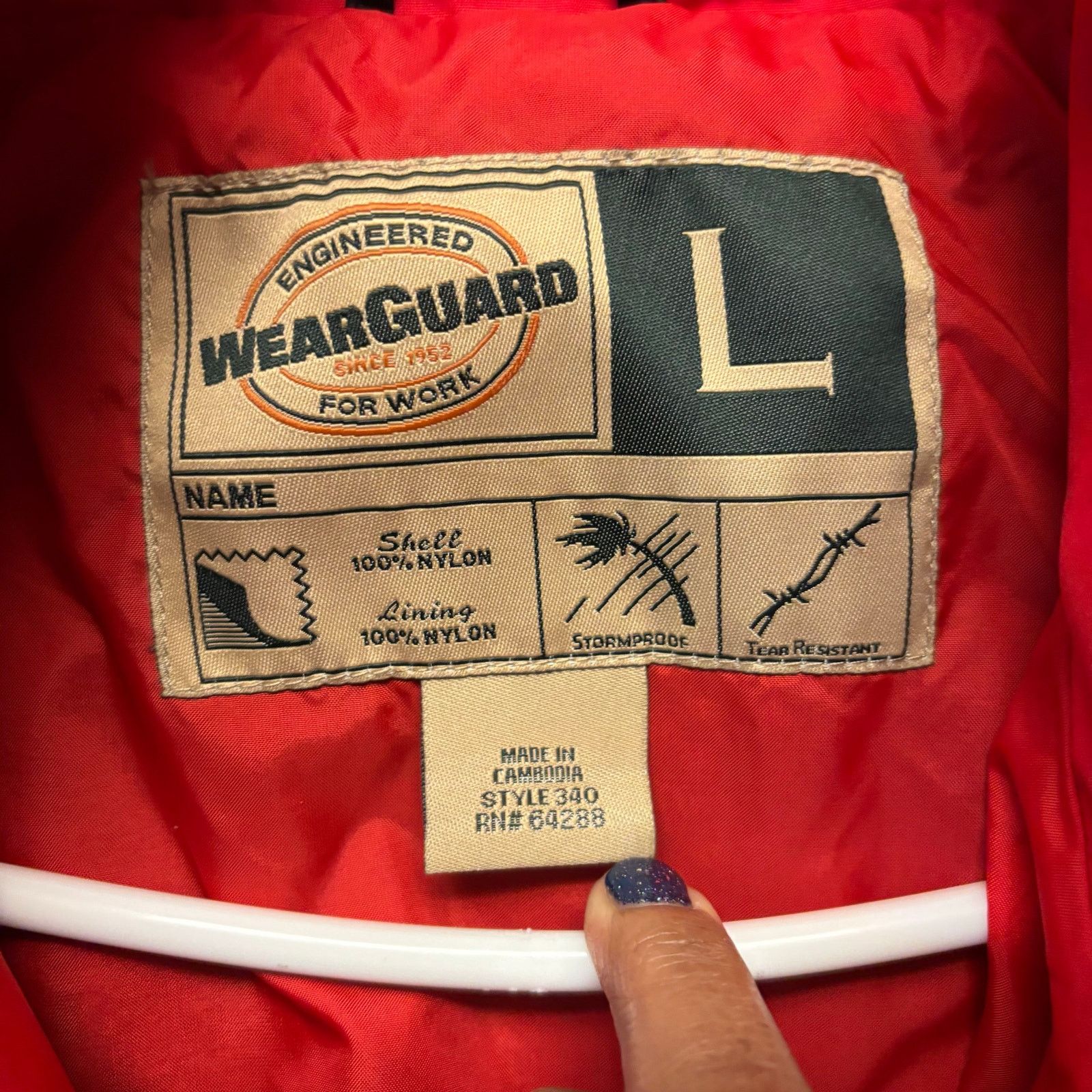 Other WearGuard Inter-Act Jacket Education Zip Heavy Windbreaker Size US L / EU 52-54 / 3 - 3 Thumbnail