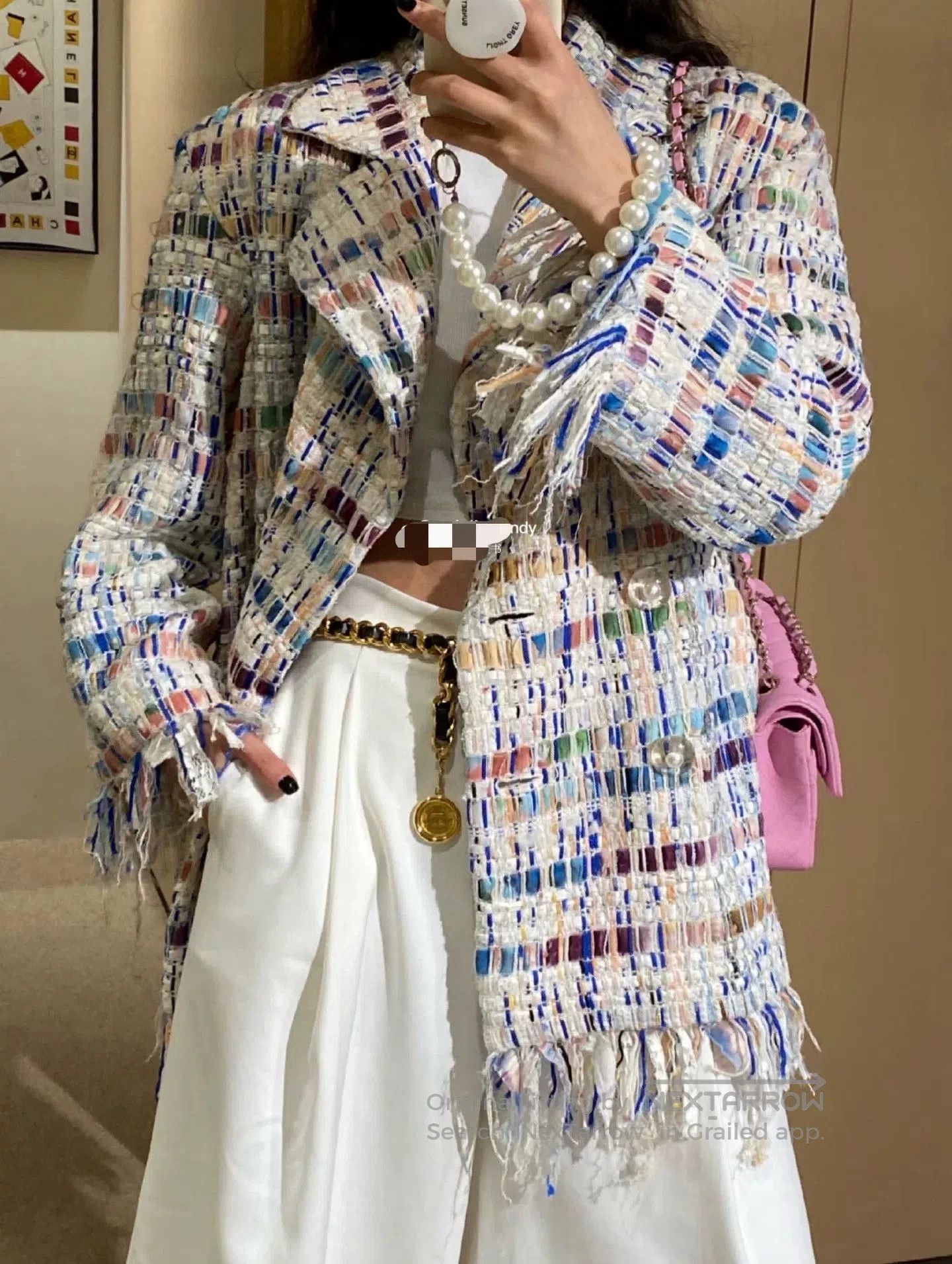 Chanel Chanel Waterfall Fringe Jacket. Size XXS / US 00 / IT 34 - 8 Thumbnail