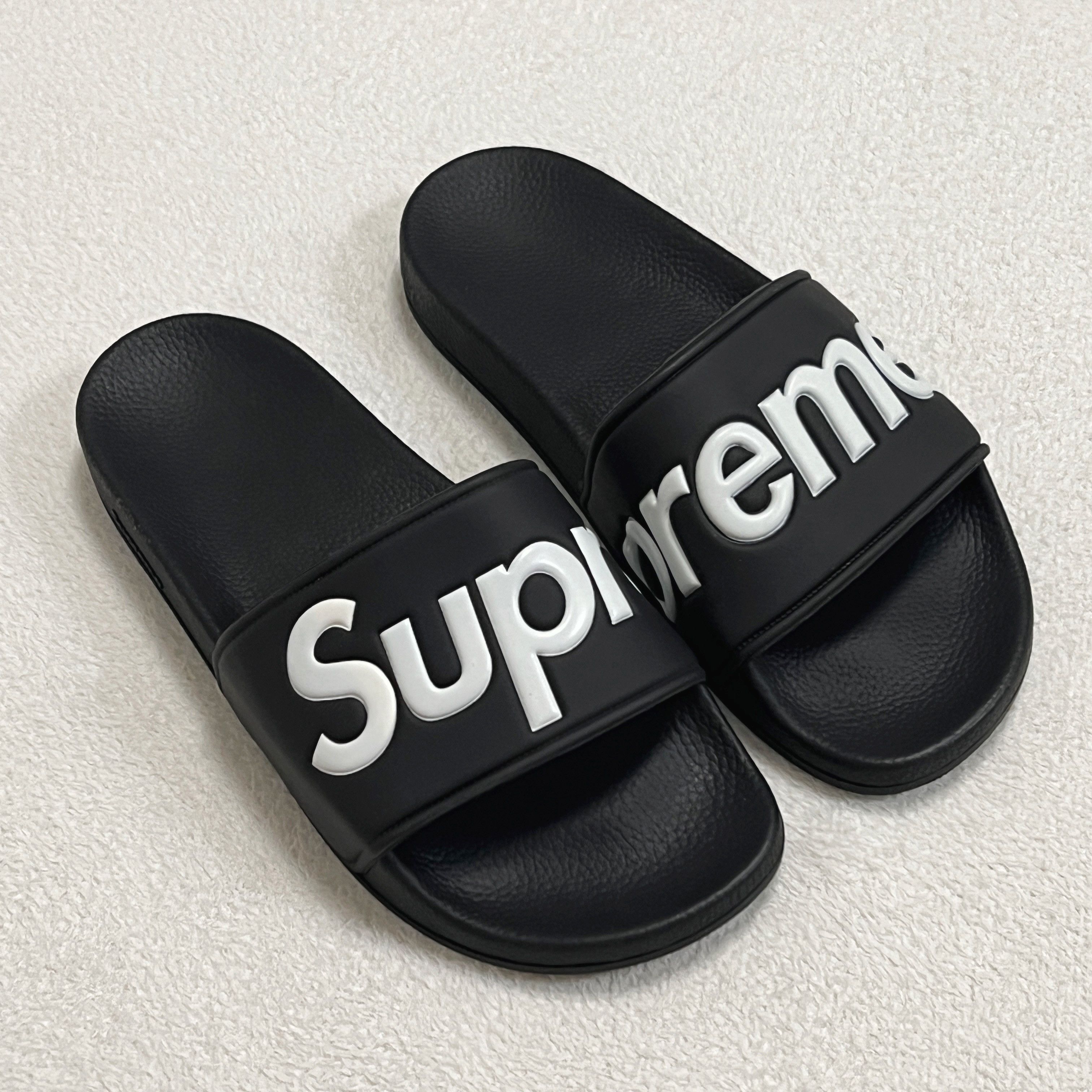 Supreme Supreme 14SS Slides Black Size US 8 / EU 41 - 3 Thumbnail