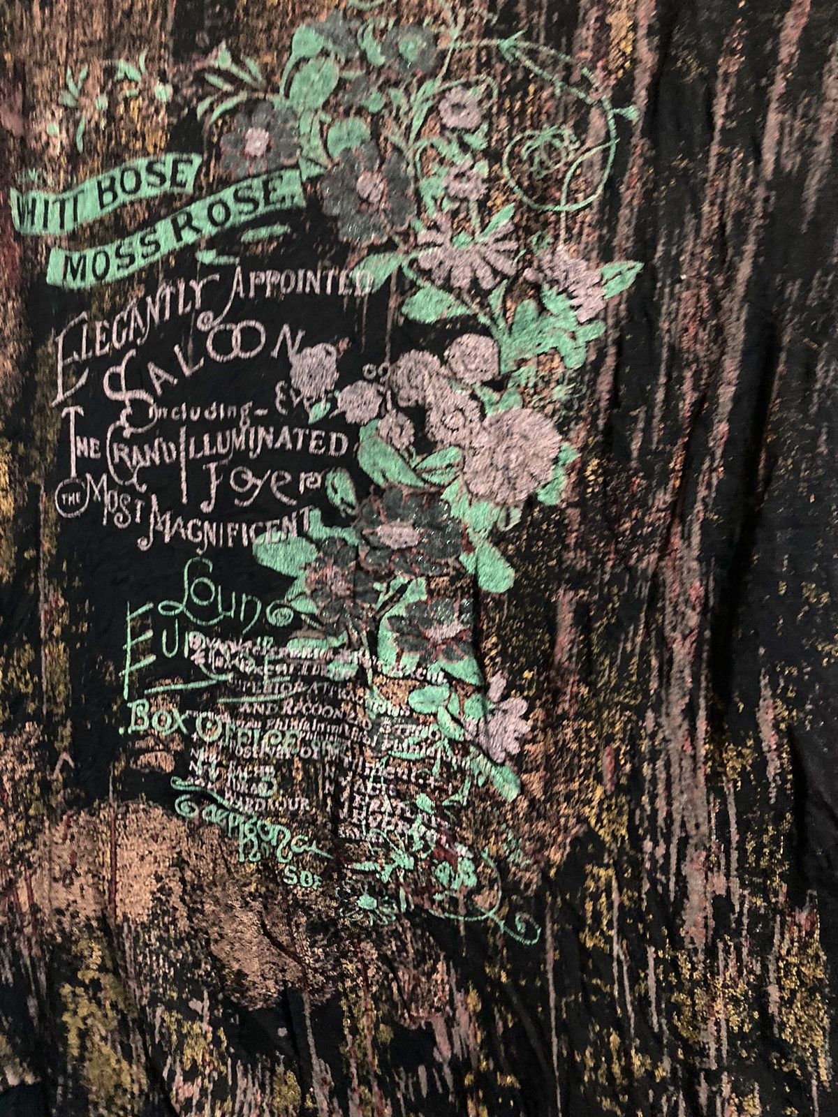 Vintage Japanese Moss Ross Poem Acid Goth Grunge Style Avant Garde Size M / US 6-8 / IT 42-44 - 4 Thumbnail