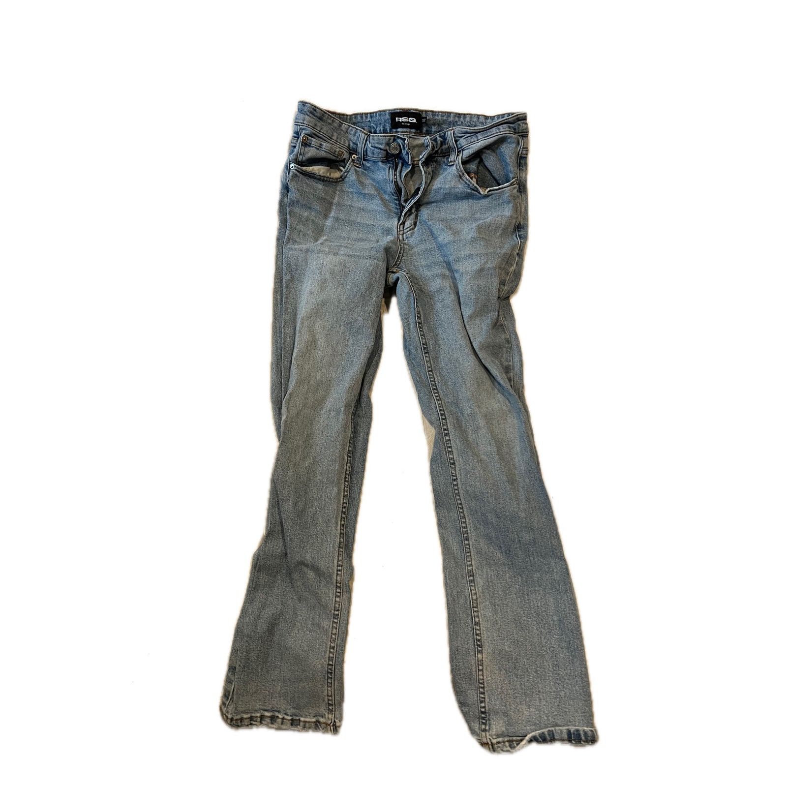 Rsq RSQ Slim Straight Blue Jeans Mens 31x32 Size US 31 - 1 Thumbnail