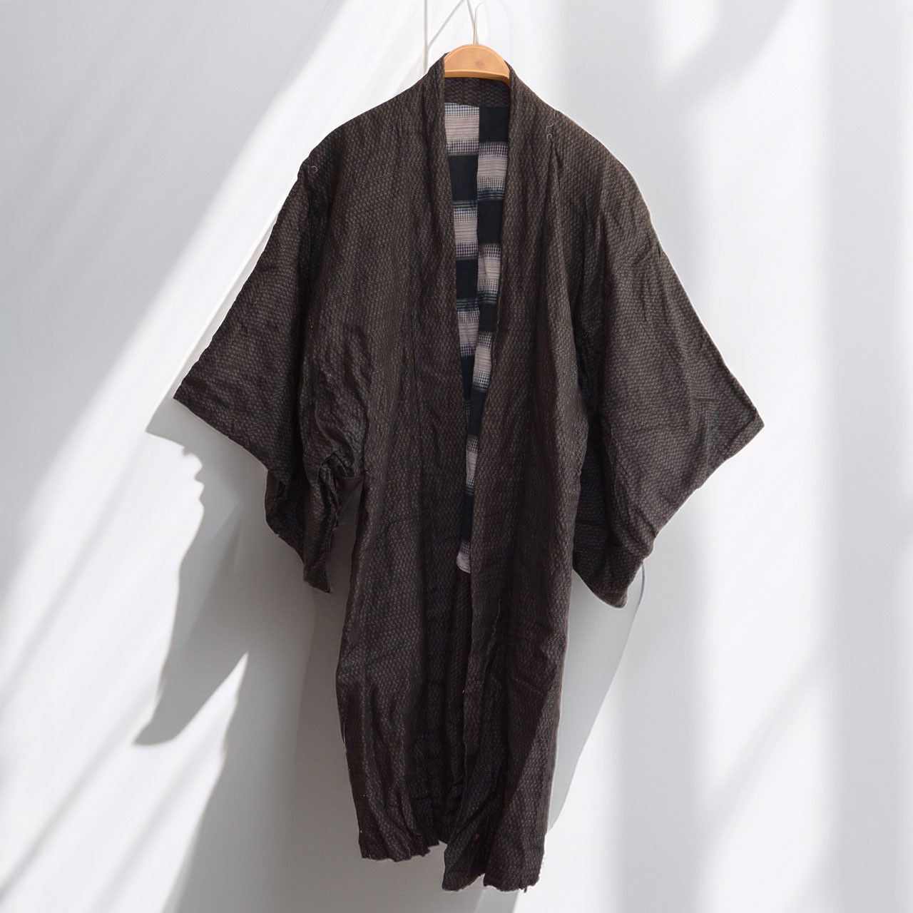 Other Haori Jacket Men Japanese Kimono Vintage Semi-Long Outerwear Size US L / EU 52-54 / 3 - 1 Thumbnail