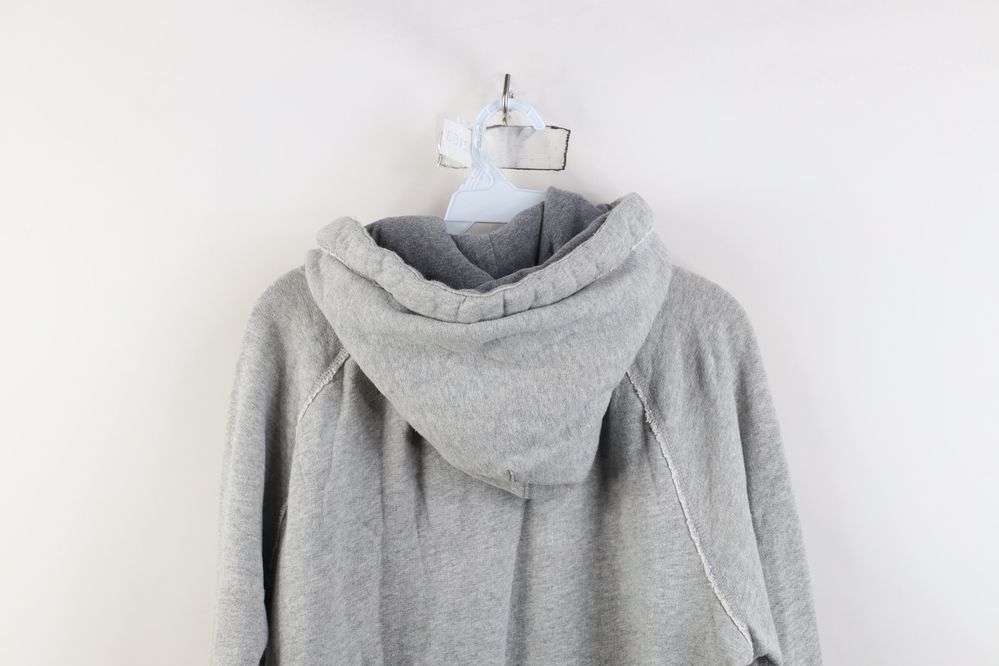 Abercrombie & Fitch Vintage 90s Y2K Abercrombie & Fitch Heavy Henley Hoodie Gray Size US XL / EU 56 / 4 - 12 Thumbnail