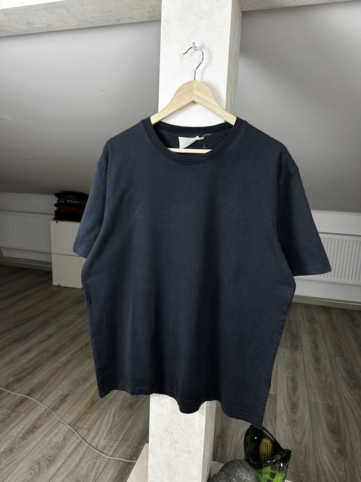 Vintage VINTAGE WASHED BLANK TEE FADED BASIC Y2K TRASHED Size US L / EU 52-54 / 3 - 1 Thumbnail