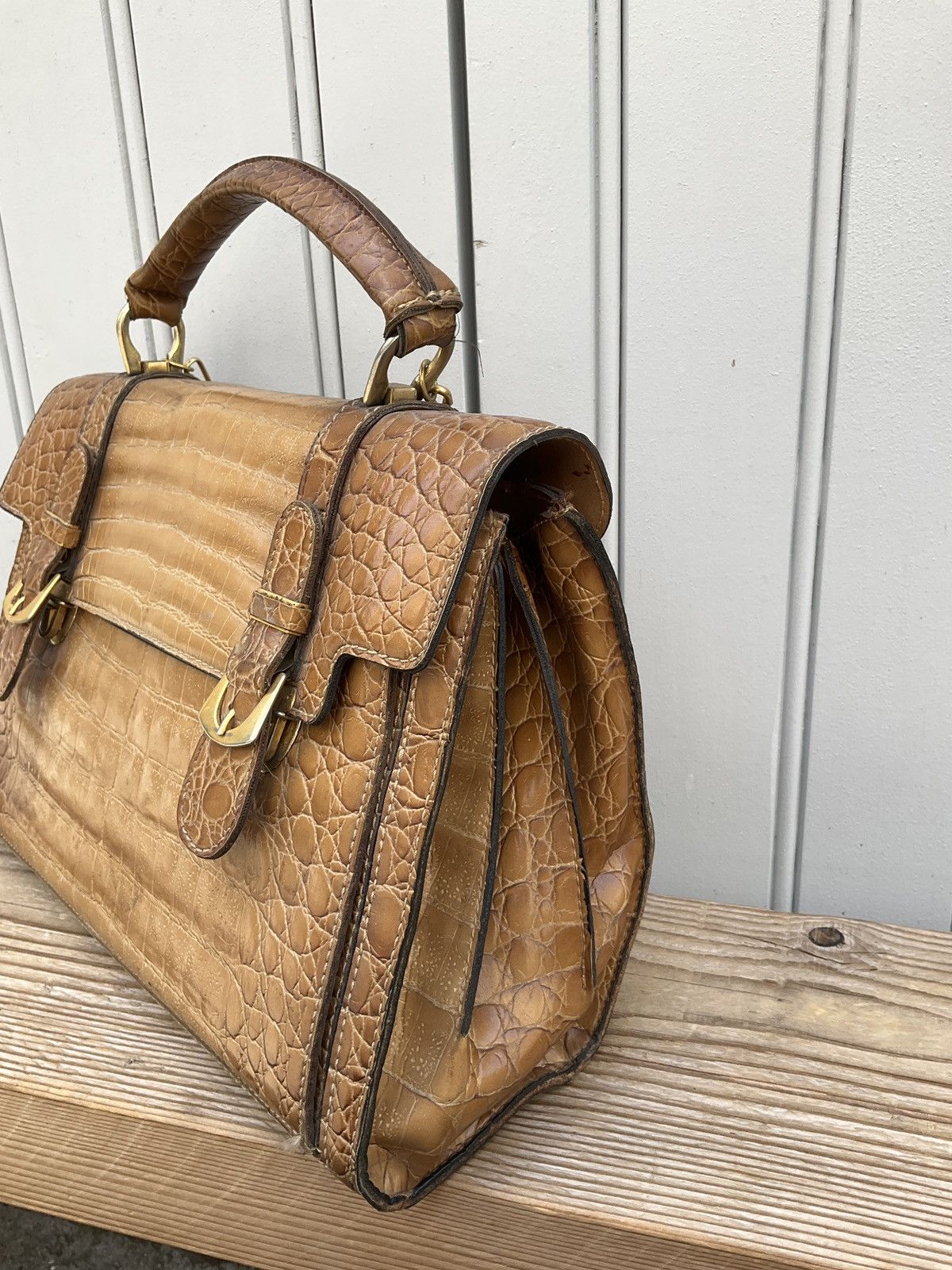 Vintage Vintage shoulder bag, python leather Size ONE SIZE - 9 Thumbnail