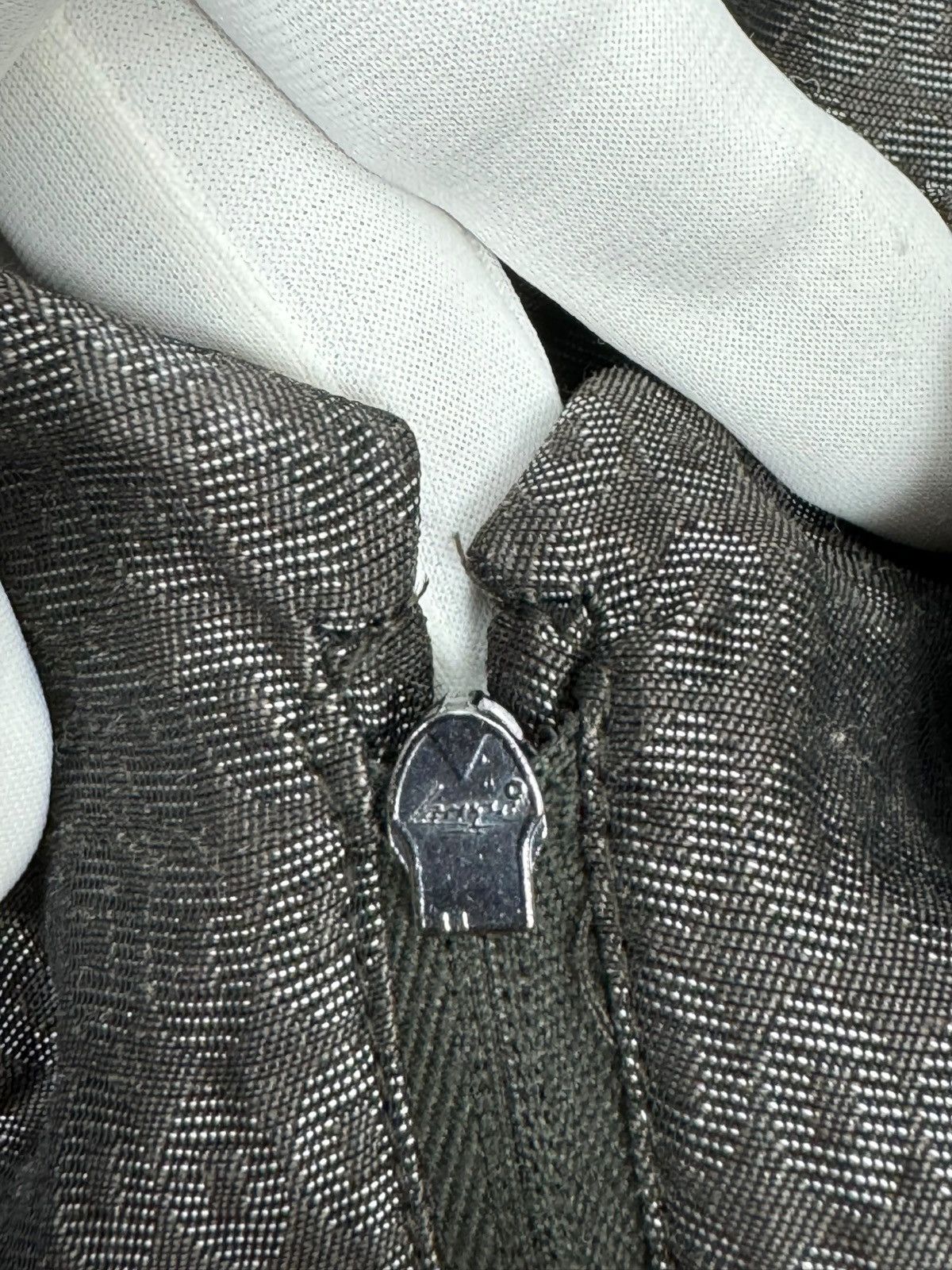 Giorgio Armani Giorgio Armani Zip Jacket Monogram Viscose-Ramie size 48 Size XL / US 12-14 / IT 48-50 - 12 Thumbnail
