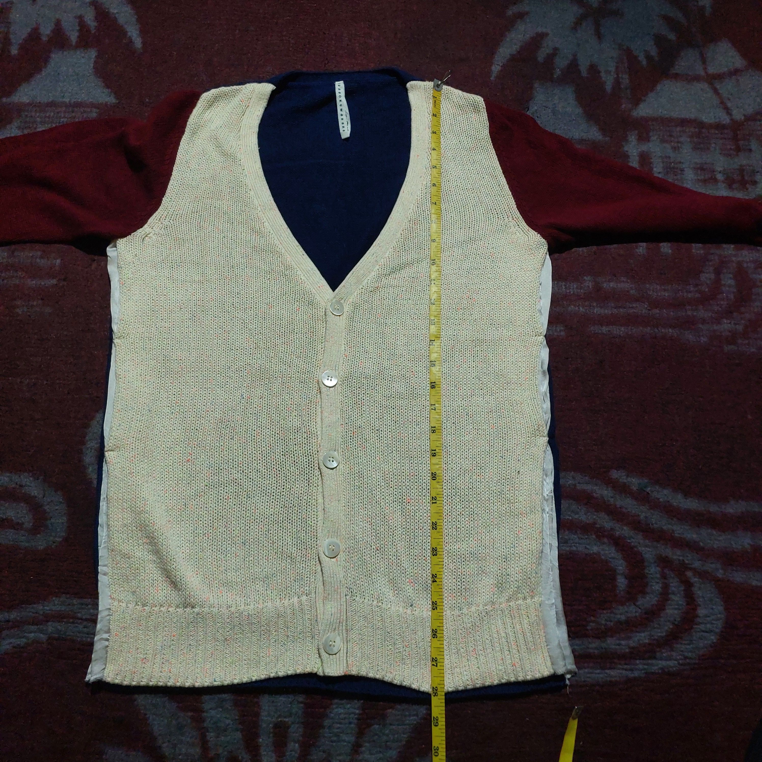 Issey Miyake SunaoKuwahara issey miyake color block cardigan Size US M / EU 48-50 / 2 - 16 Thumbnail