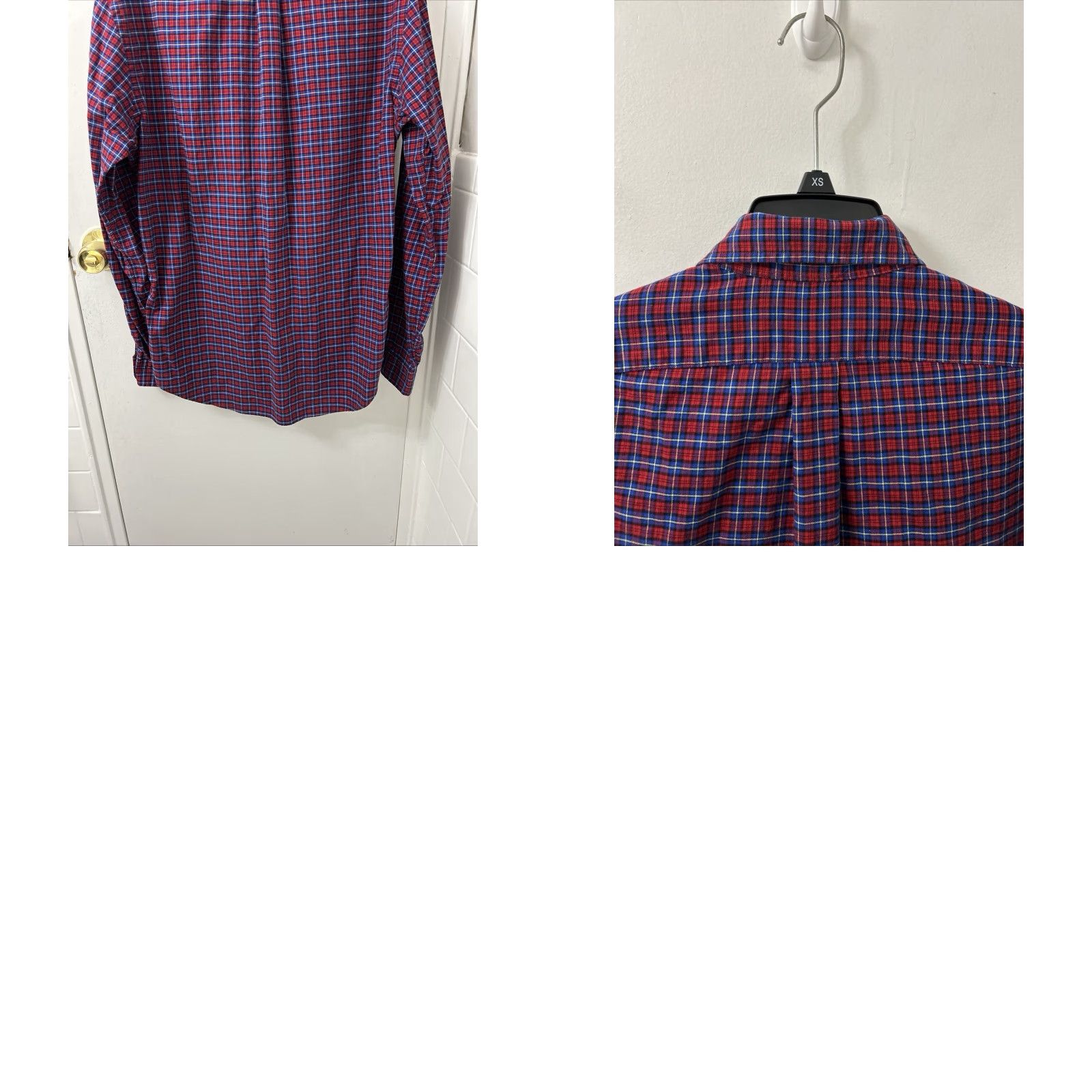Ralph Lauren Ralph Lauren Shirt Mens Sz M Red Blue Plaid Button-Up Long Sleeve Embroidered Logo Button-Down Collar Vintage: No Size US M / EU 48-50 / 2 - 9 Thumbnail
