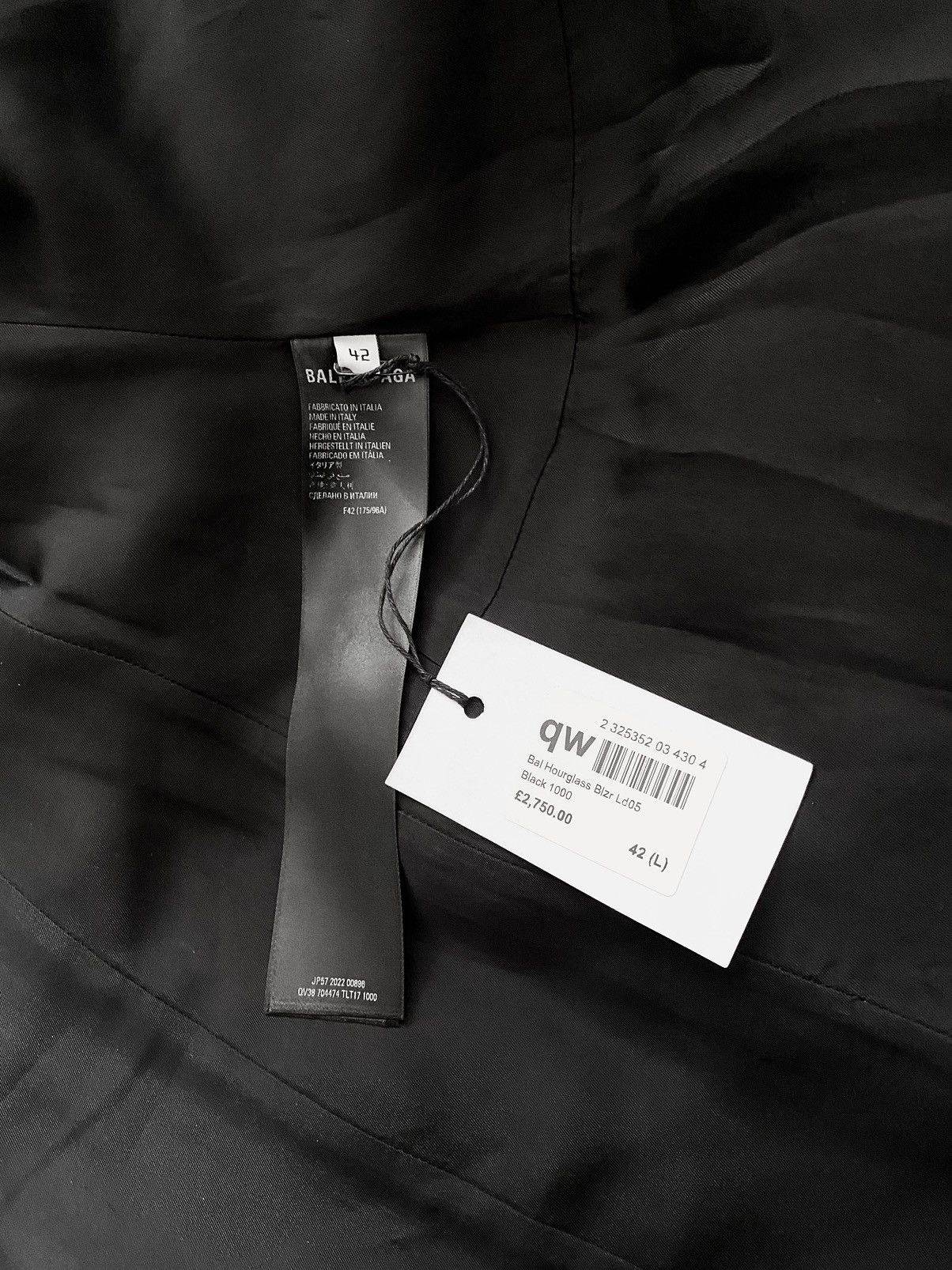 Runway Balenciaga Hourglass Jacket