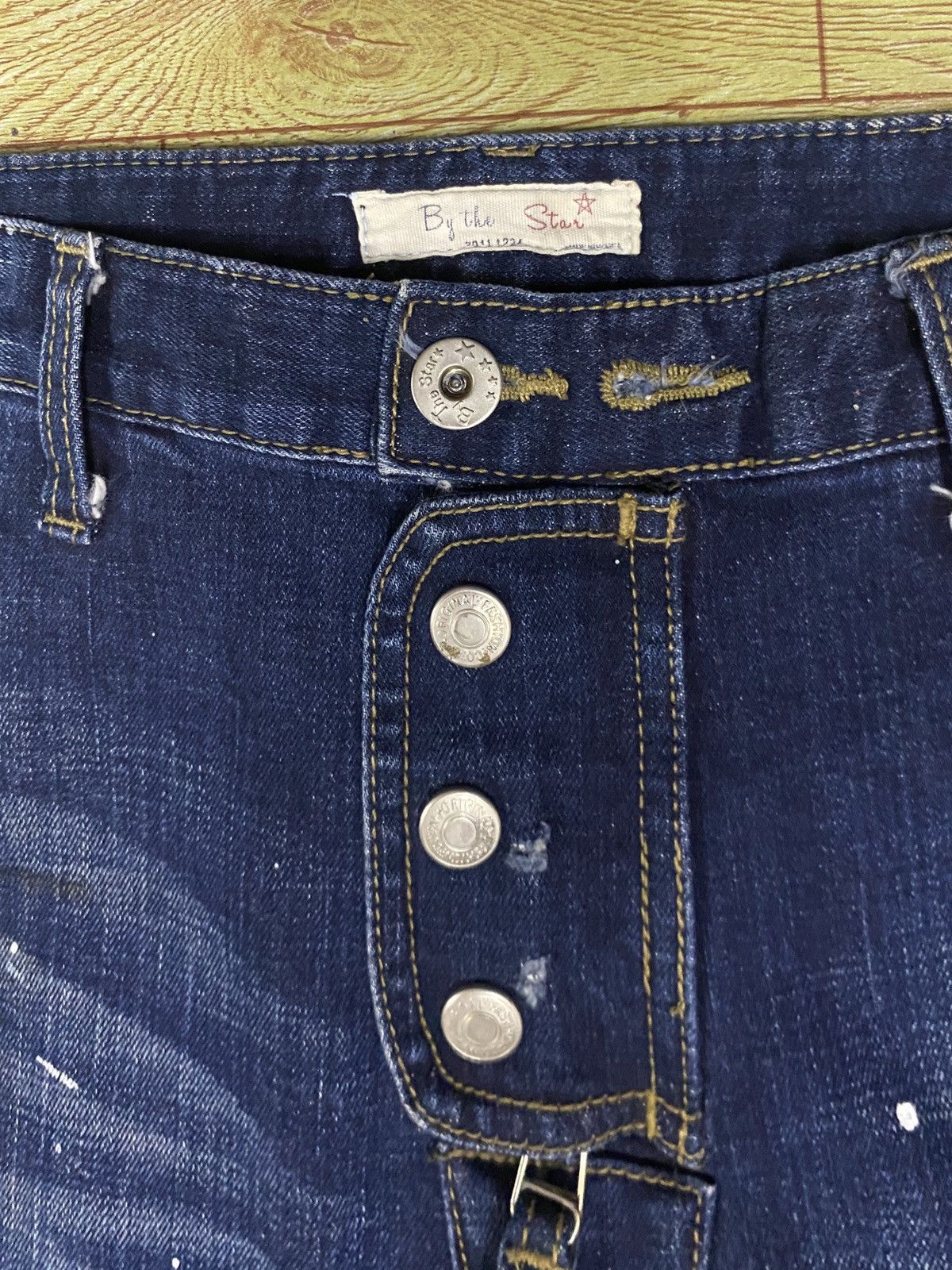 Japanese Brand Rare Design Vintage Japanese Brand By The Star Jeans 2000s Size US 32 / EU 48 - 12 Thumbnail
