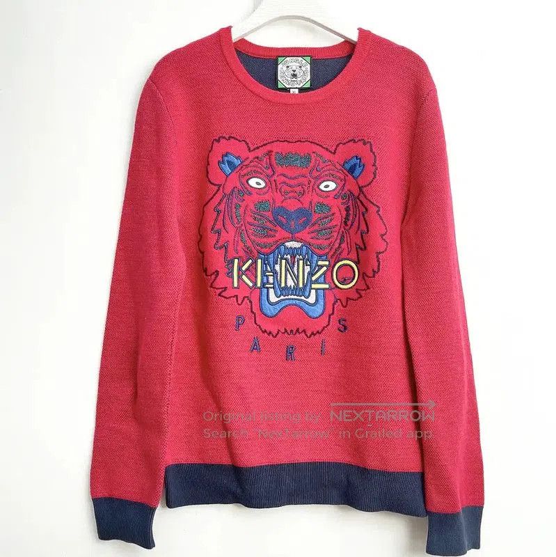 Kenzo KENZO Colorful Graphic Sweater for Women . Size XL / US 12-14 / IT 48-50 - 1 Thumbnail